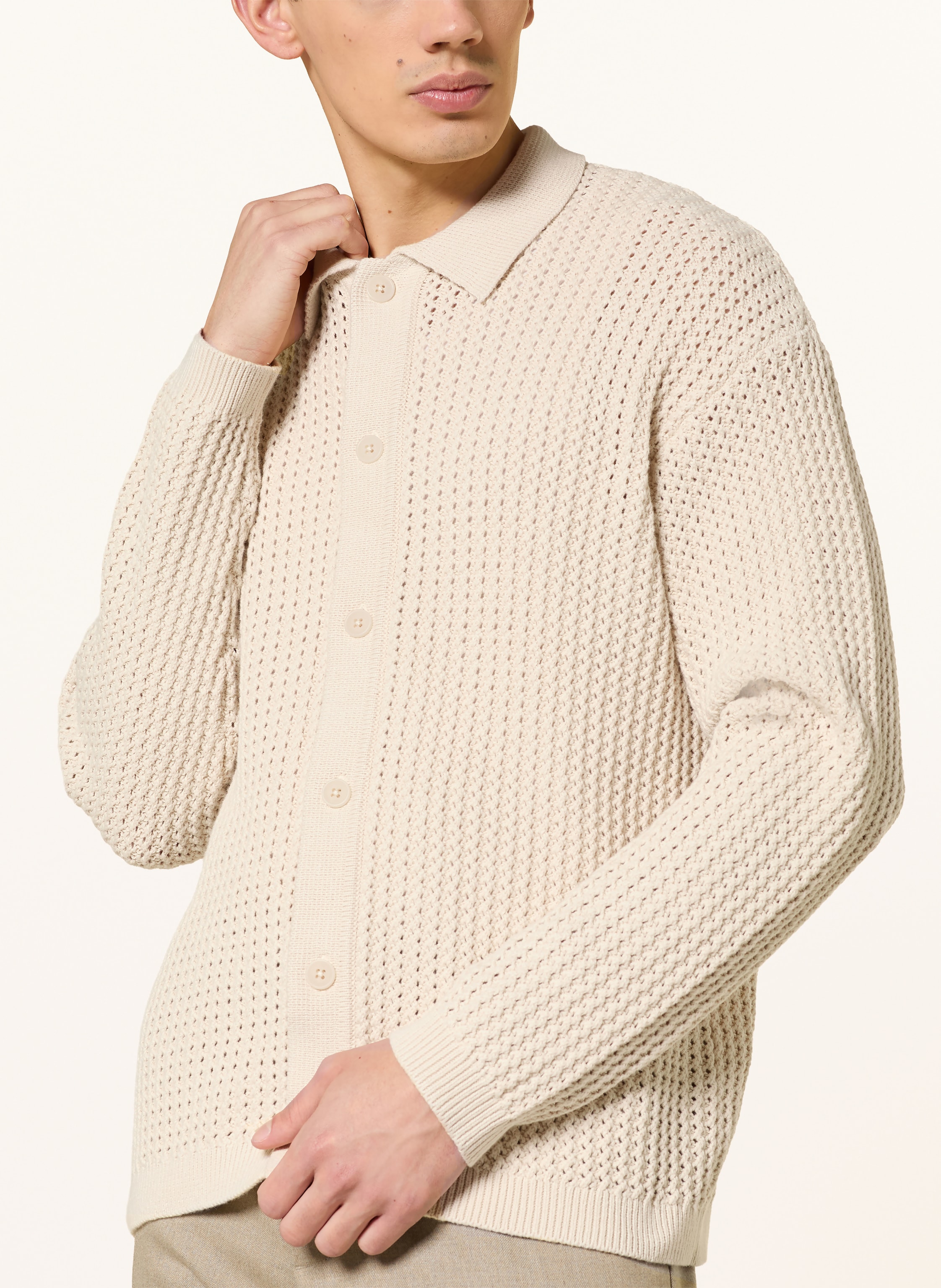 Thumbnail - Drykorn Strickjacke Emiliano beige