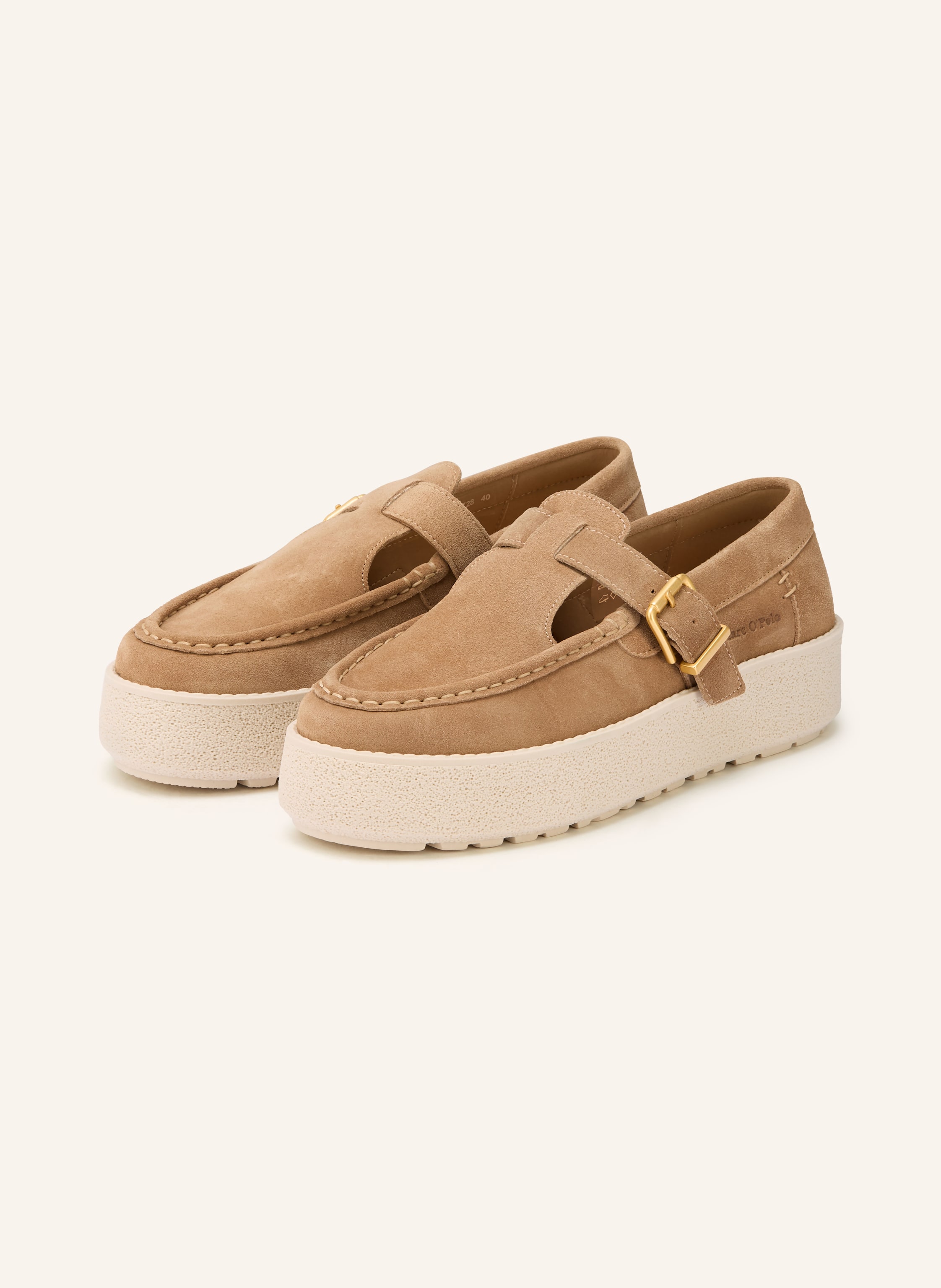 Marc O'polo Plateau-Loafer beige