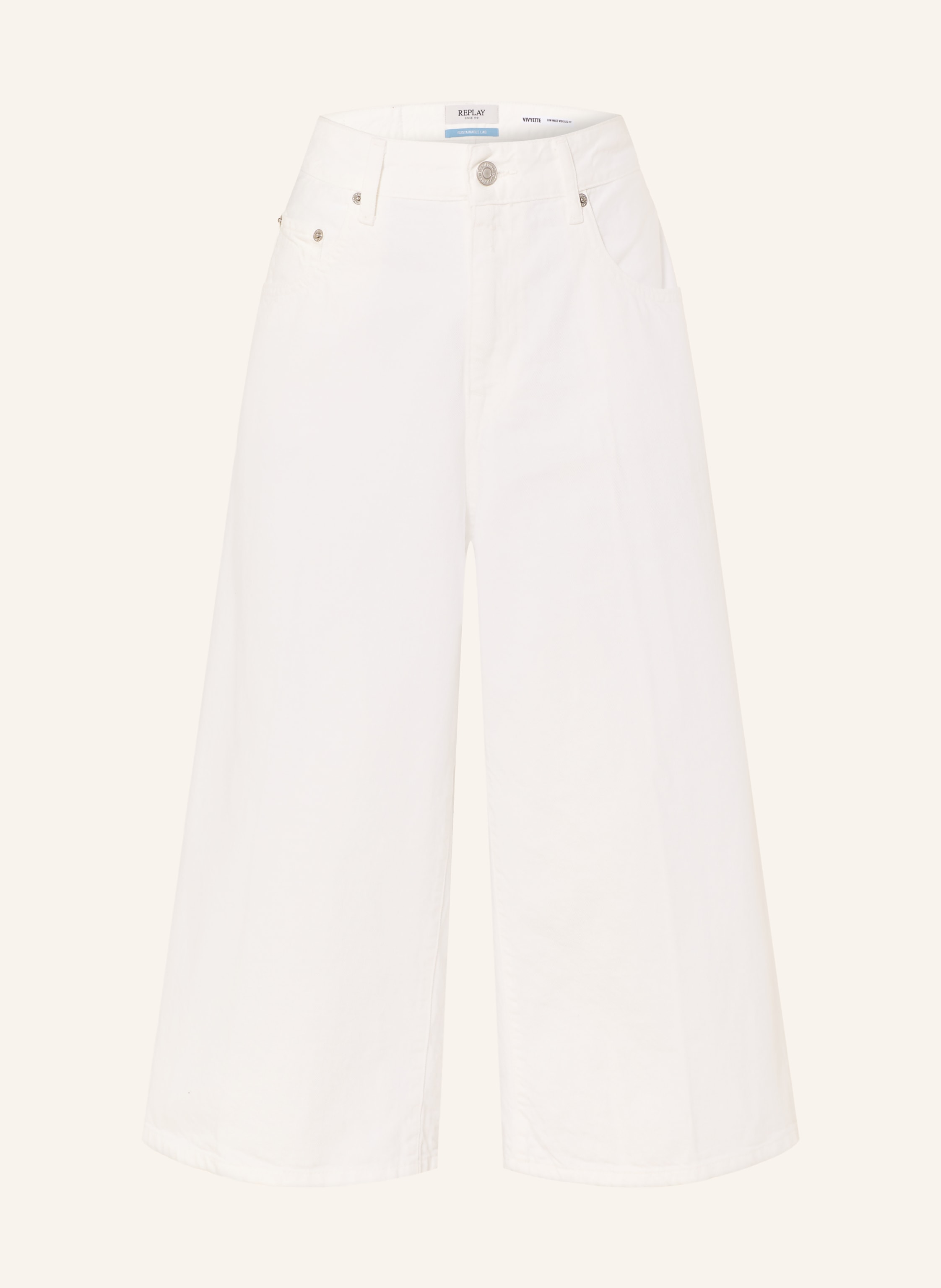 Replay Jeans-Culotte Vivyette weiss