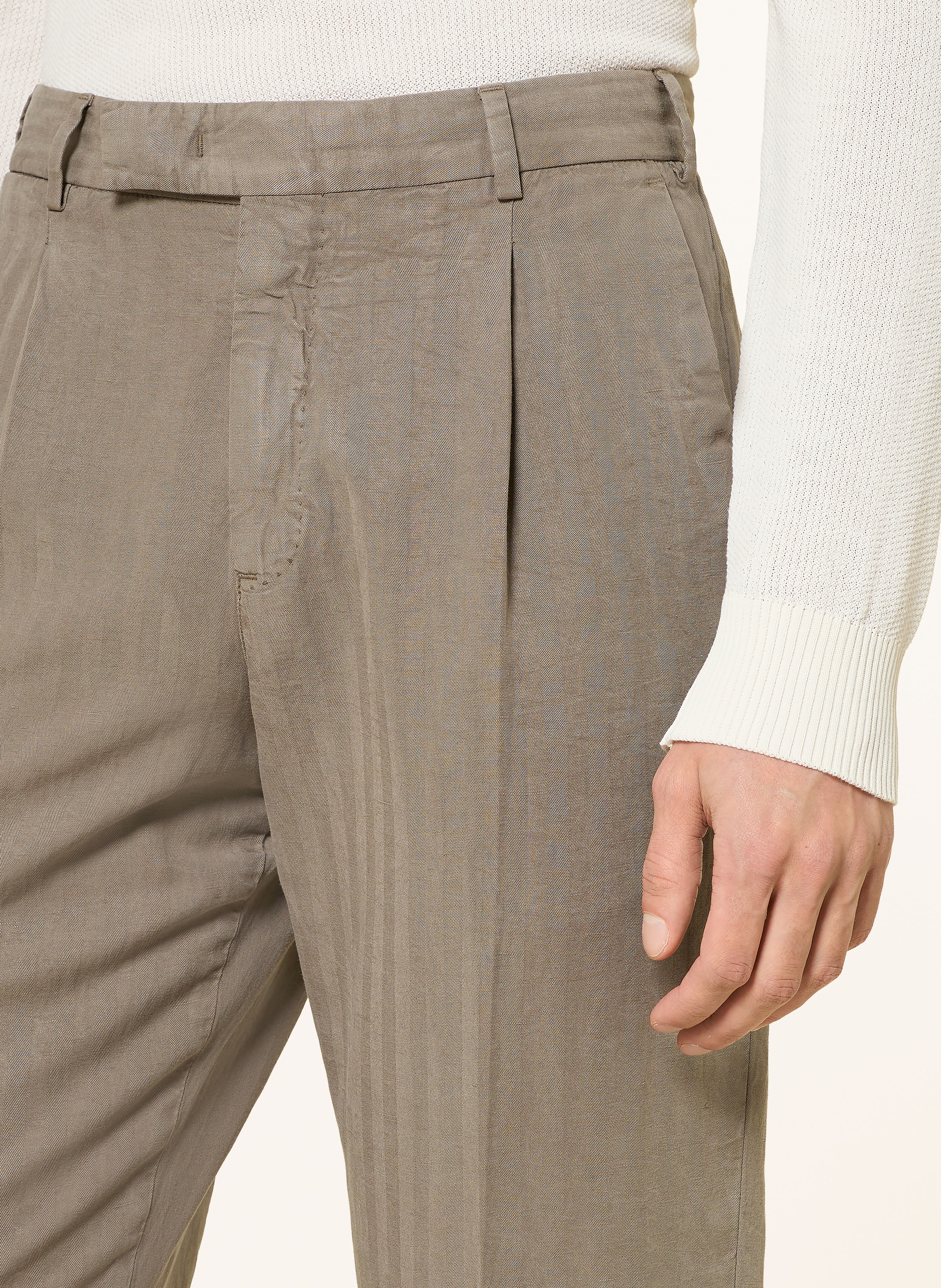Thumbnail - Pt Torino Chino Slim Fit beige