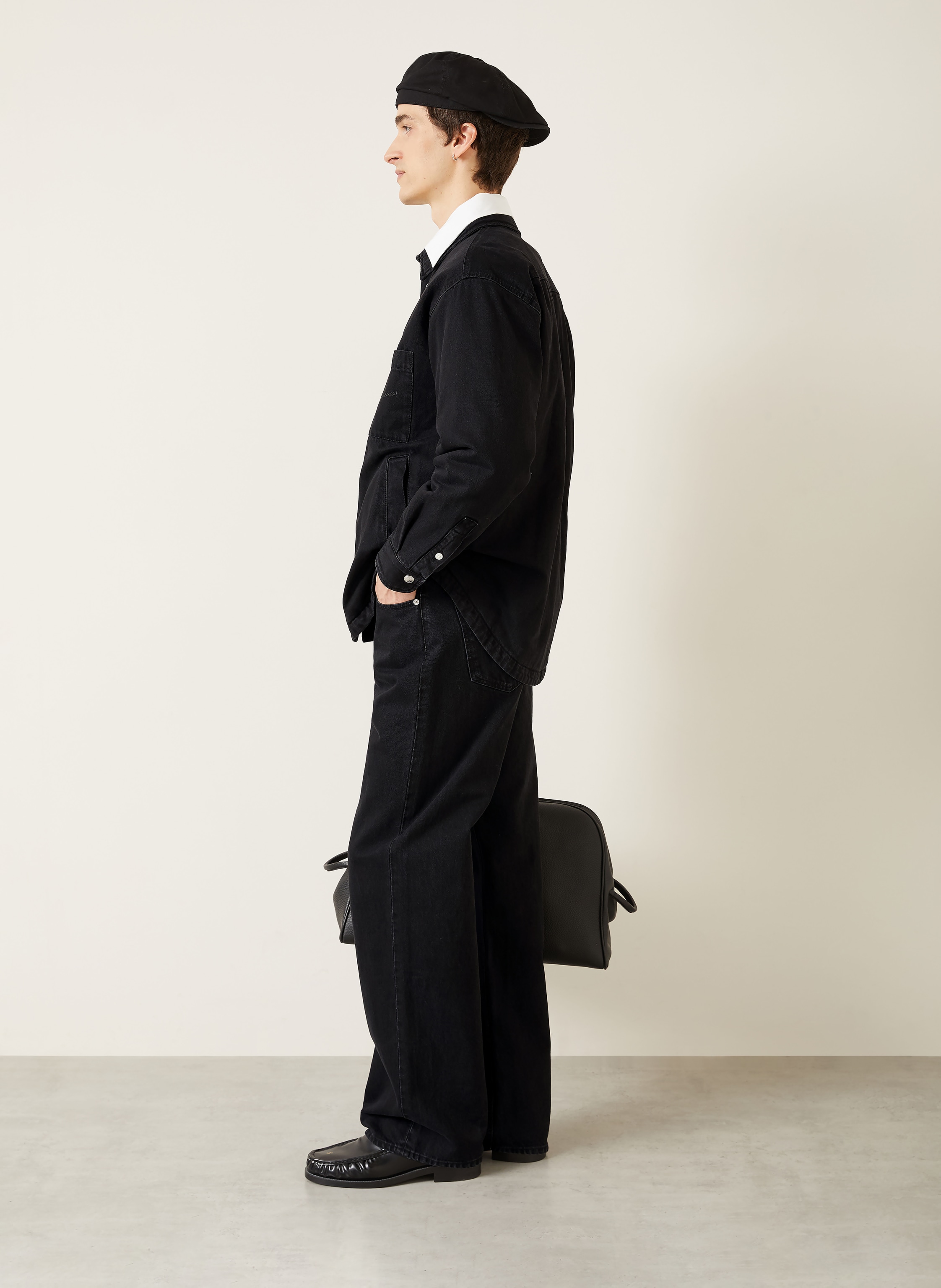 Thumbnail - Jacquemus Jeans Le Paysan Regular Fit schwarz