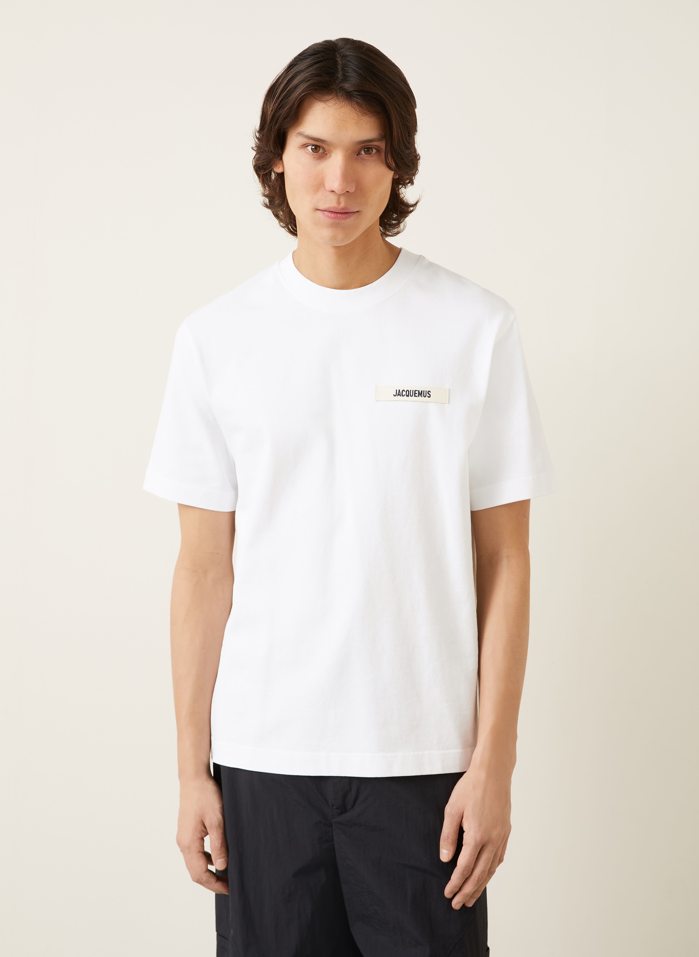Thumbnail - Jacquemus T-Shirt Le Tshirt Gros Grain weiss