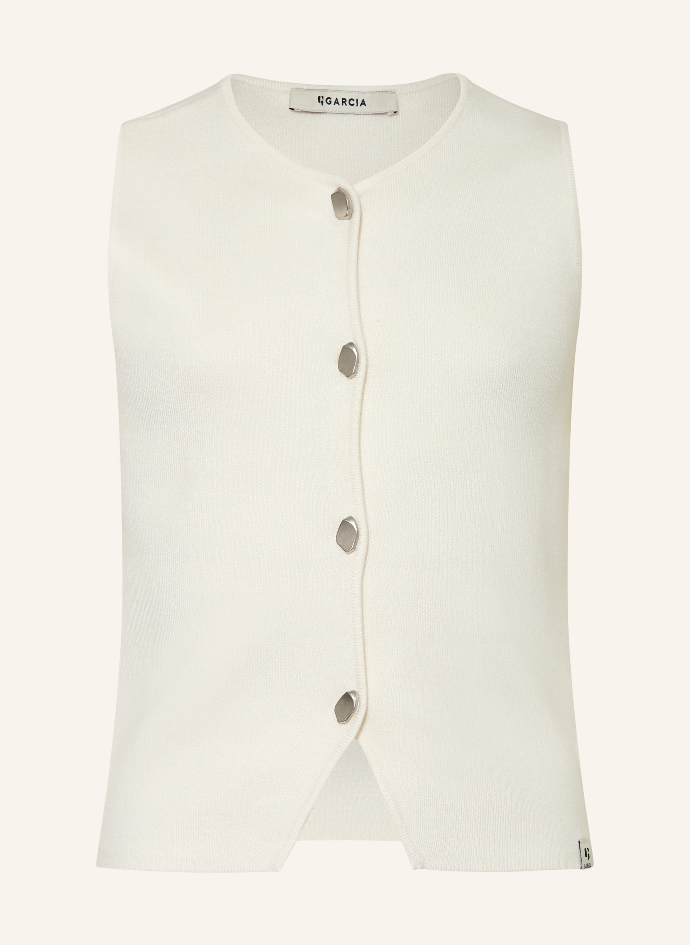 Garcia Strickweste weiss