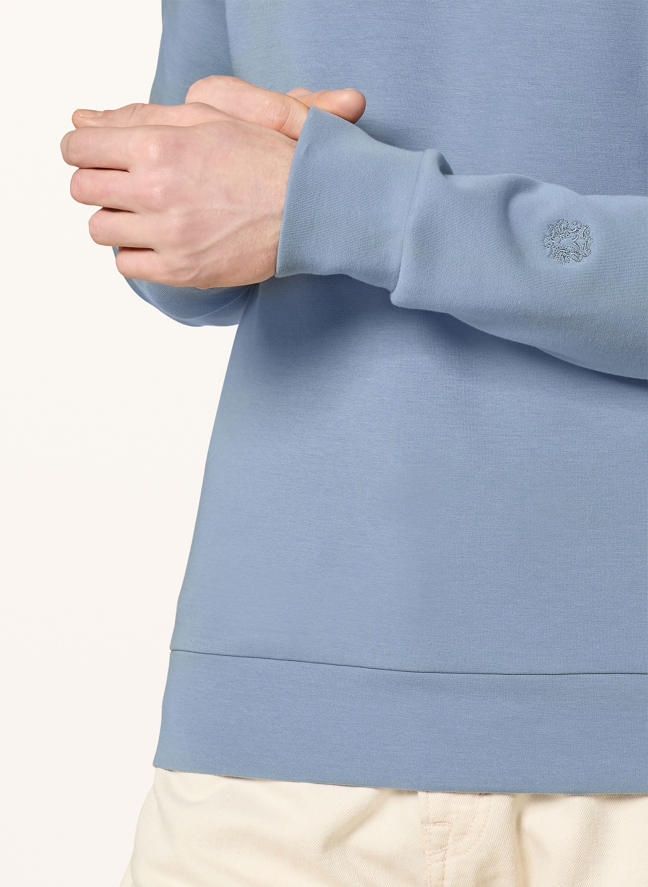 Thumbnail - Mos Mosh Gallery Sweatshirt Mmgabel blau