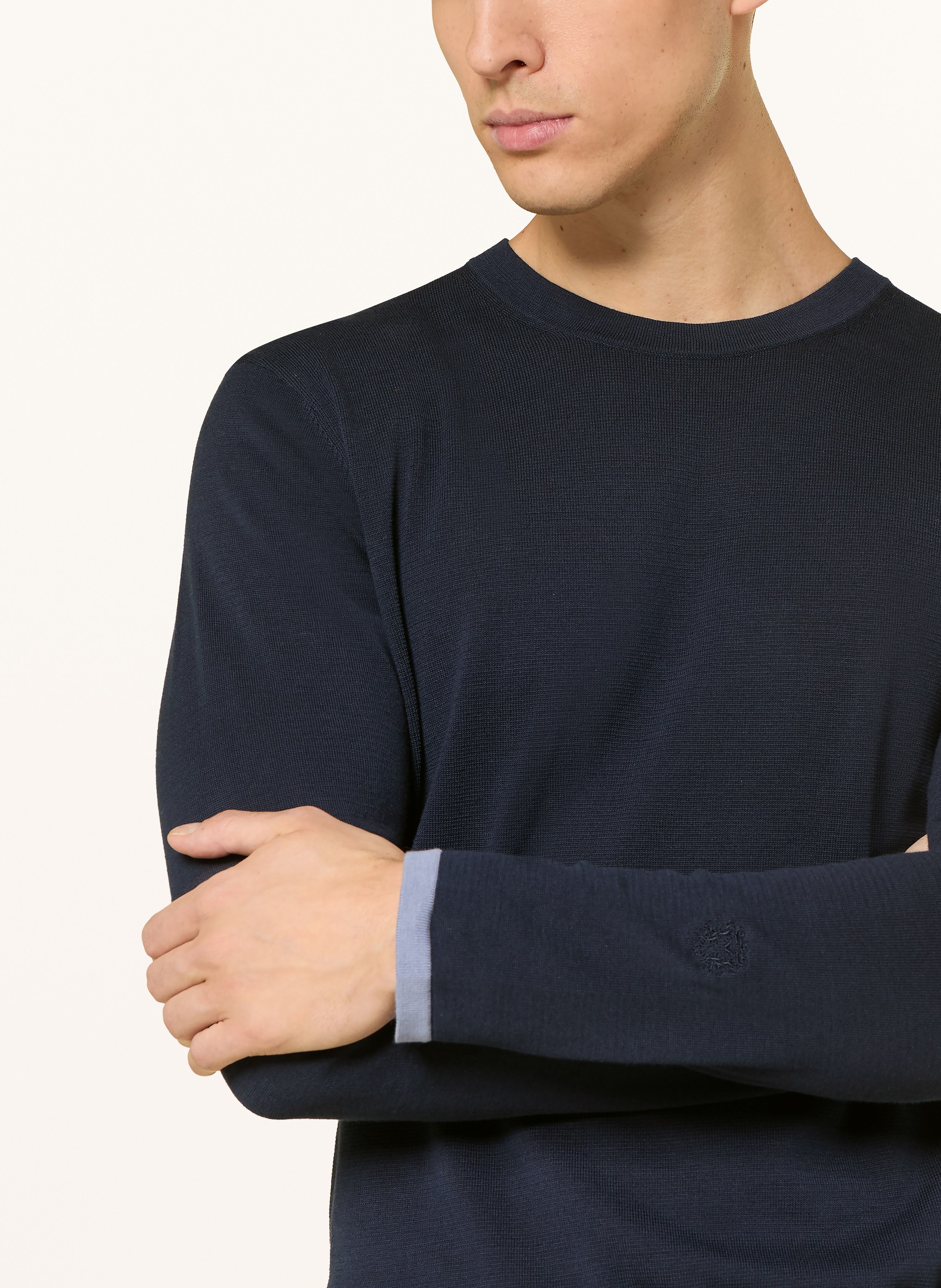 Thumbnail - Mos Mosh Gallery Pullover Mmgjustin blau