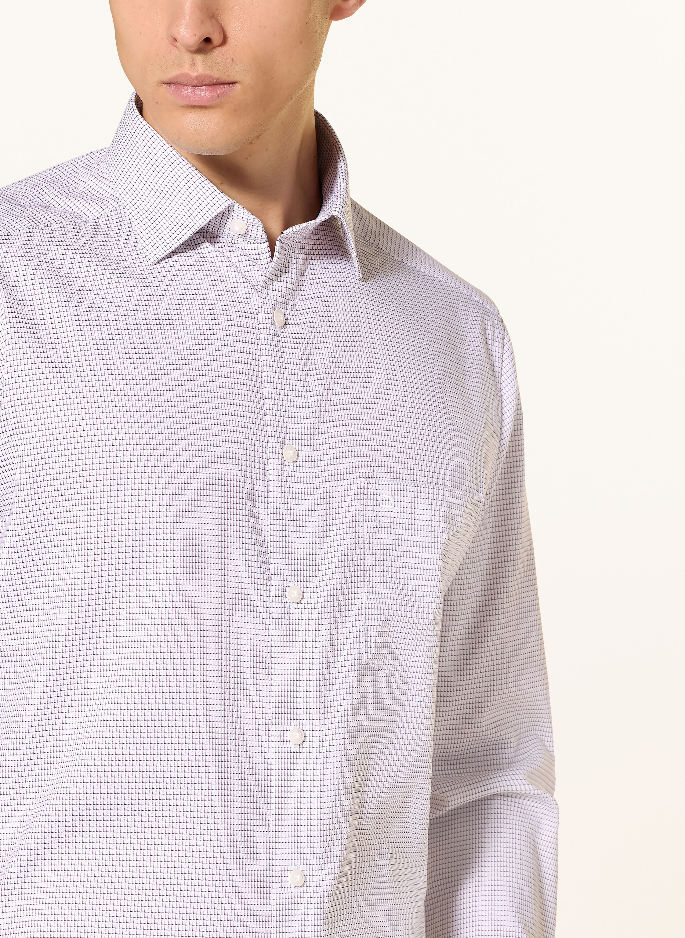 Thumbnail - Olymp Hemd Modern Fit beige