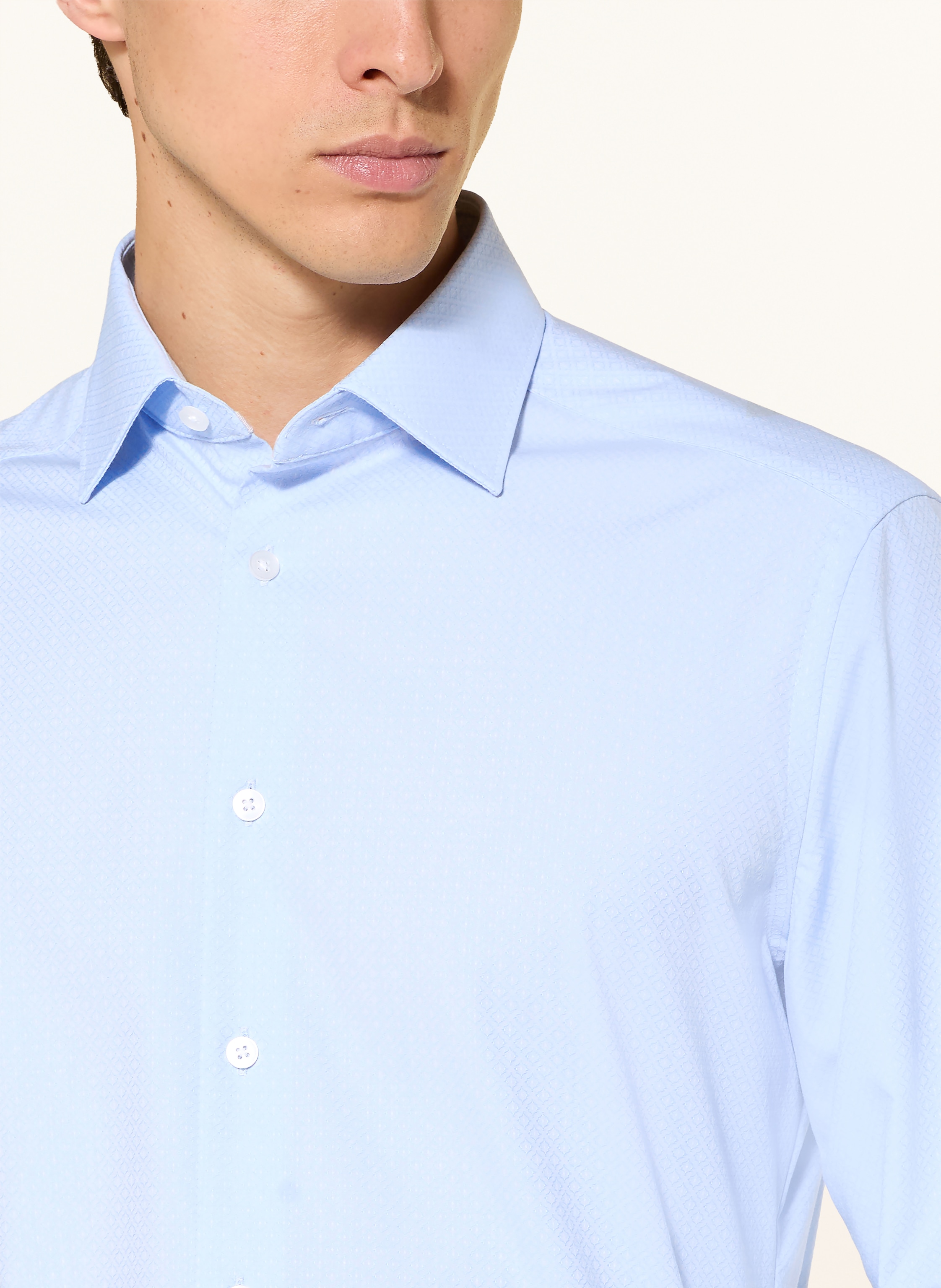 Thumbnail - Olymp Hemd Modern Fit blau