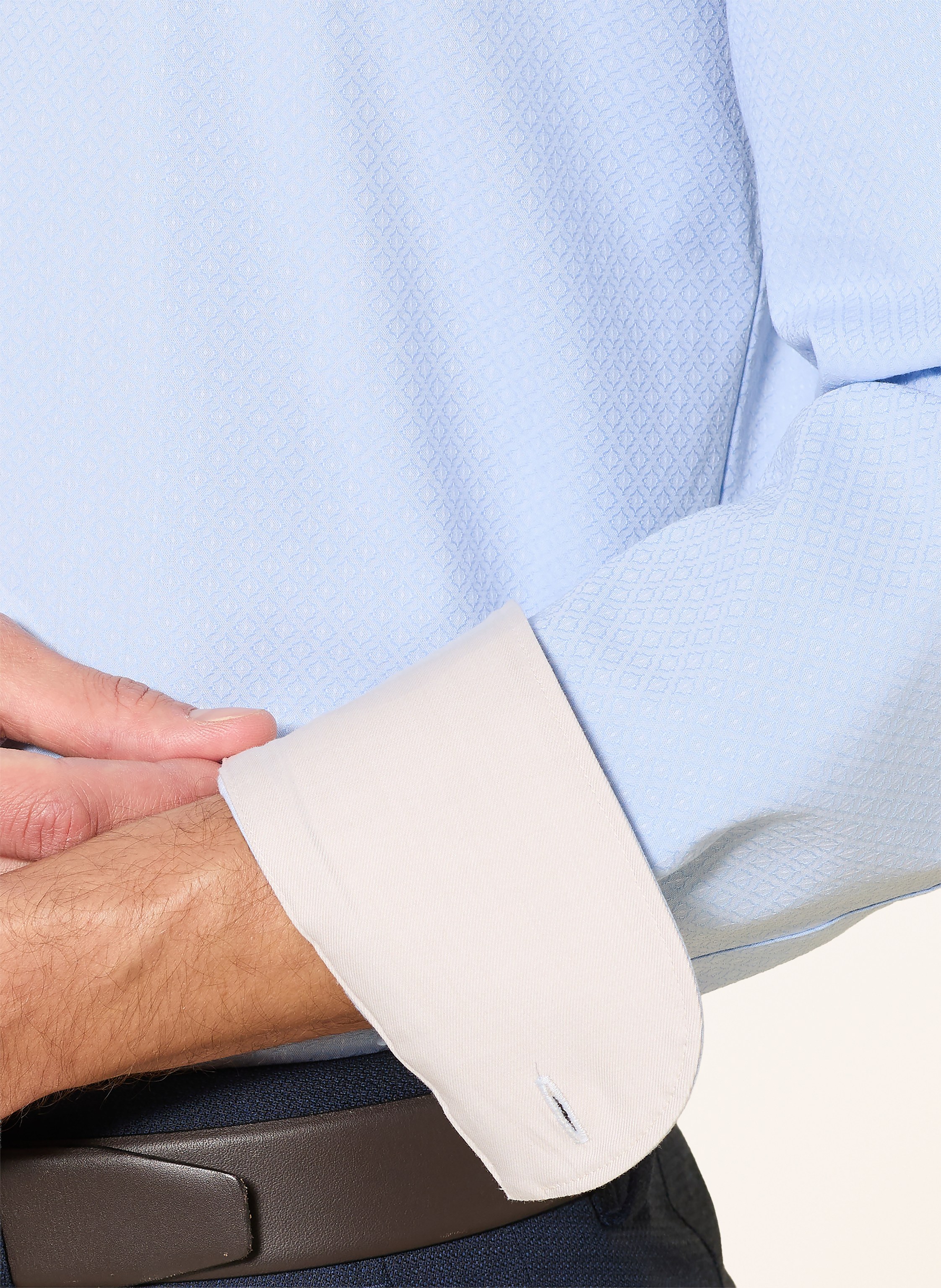 Thumbnail - Olymp Hemd Modern Fit blau