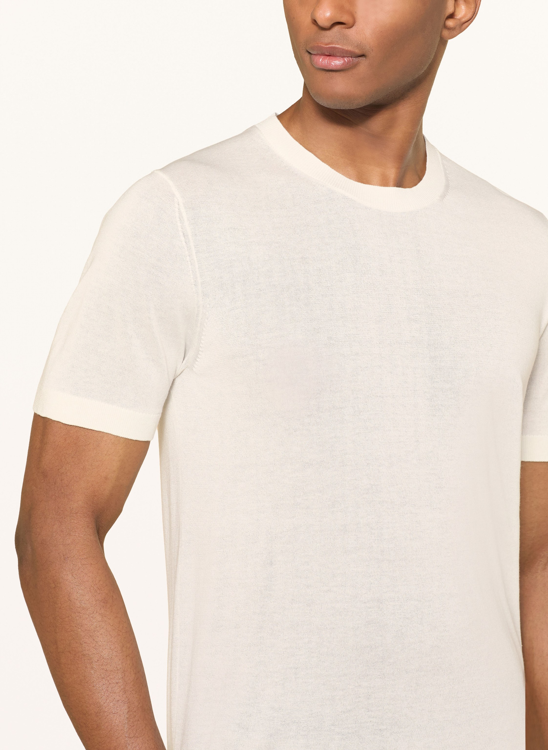 Thumbnail - Olymp Strickshirt weiss