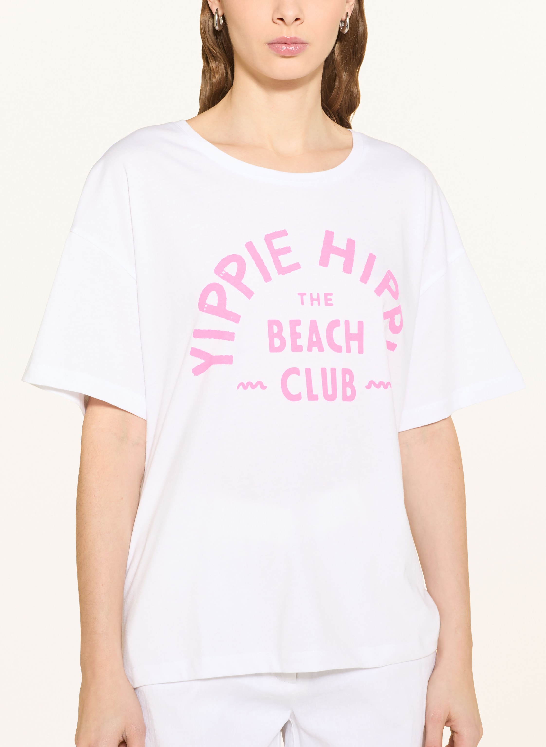 Thumbnail - Yippie Hippie T-Shirt weiss