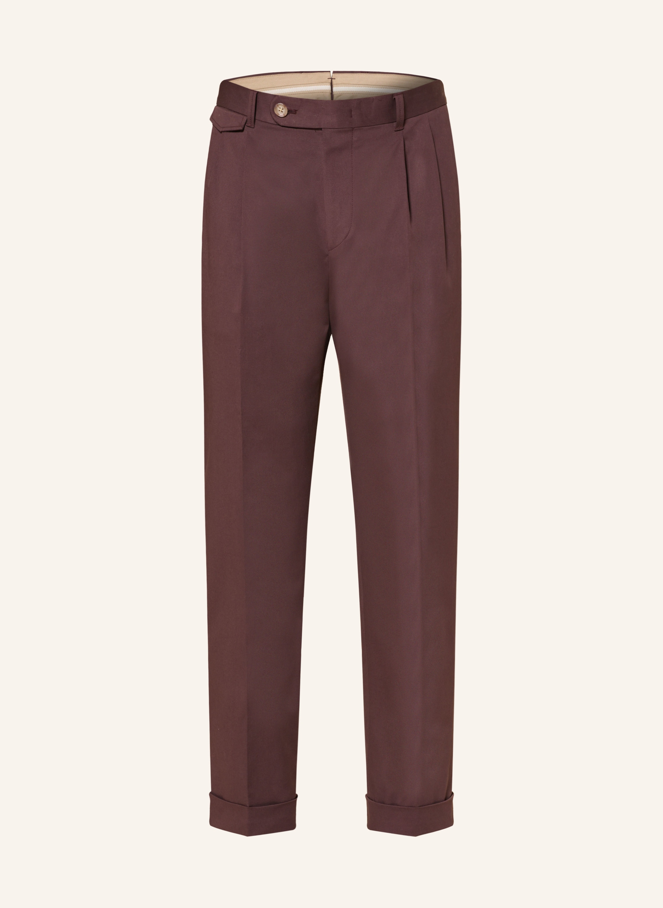 Windsor Windsor. Anzughose Extra Slim Fit rot in 605 Dark Red 605