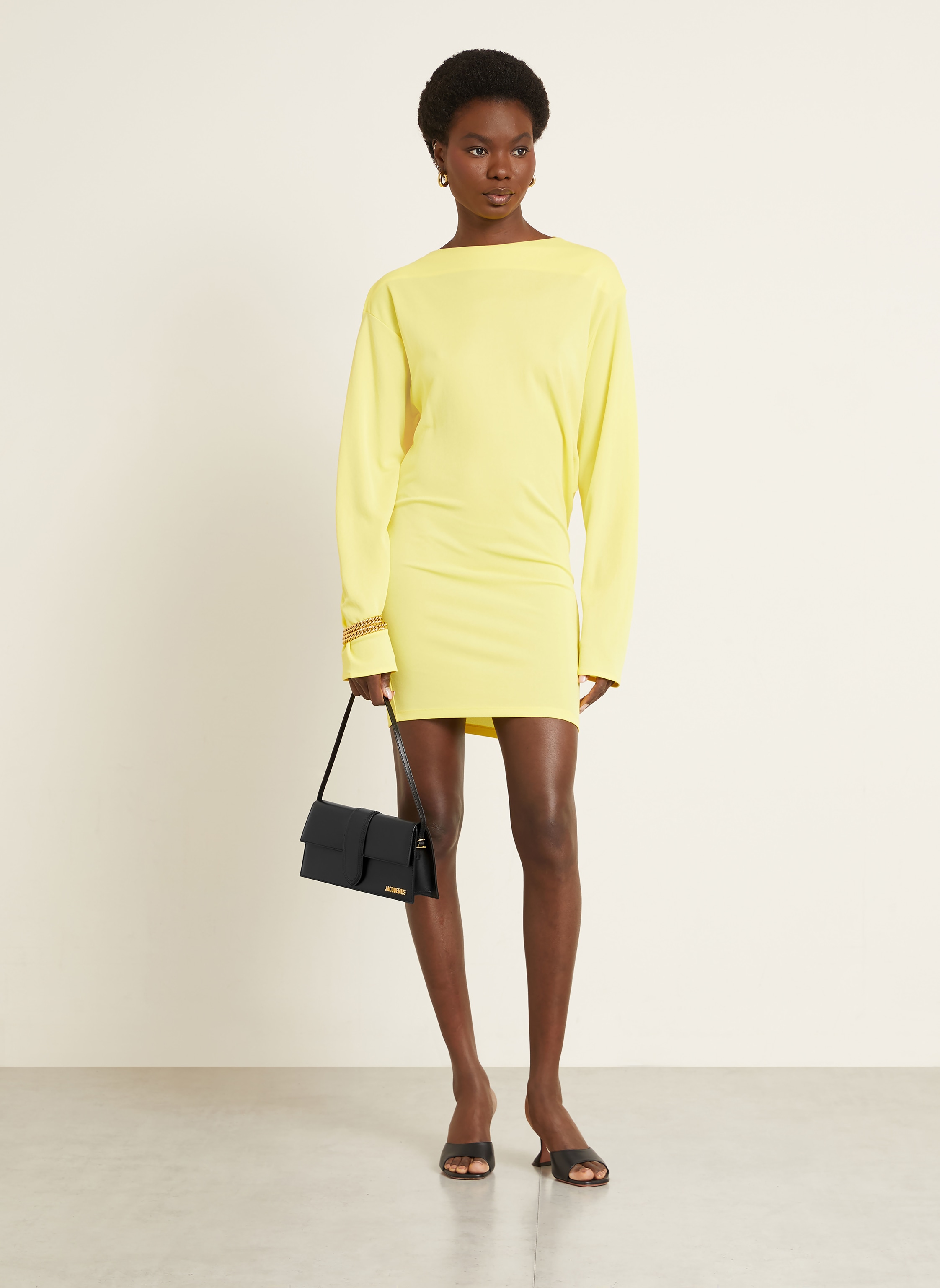 Thumbnail - Jacquemus Schultertasche Le Bambino Long schwarz