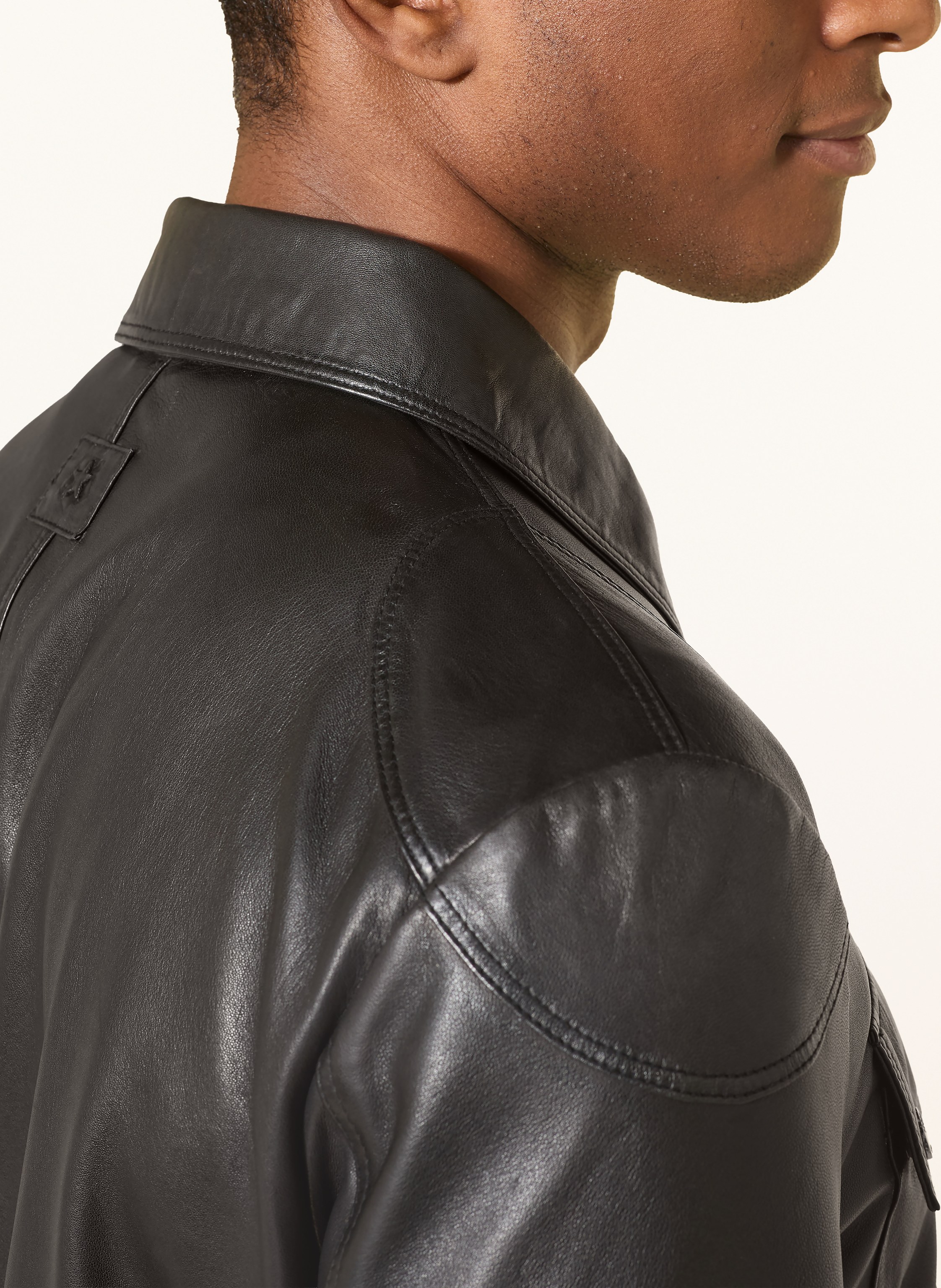 Thumbnail - Milestone Lederjacke Msalexis schwarz