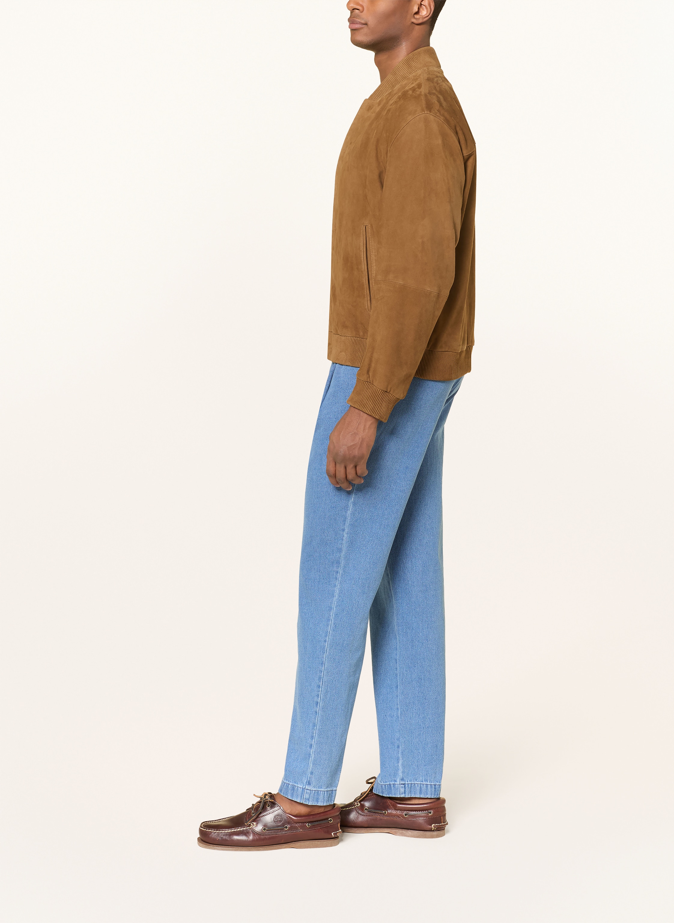 Thumbnail - Maerz Muenchen Jeans Im Jogging-Stil Slim Fit blau