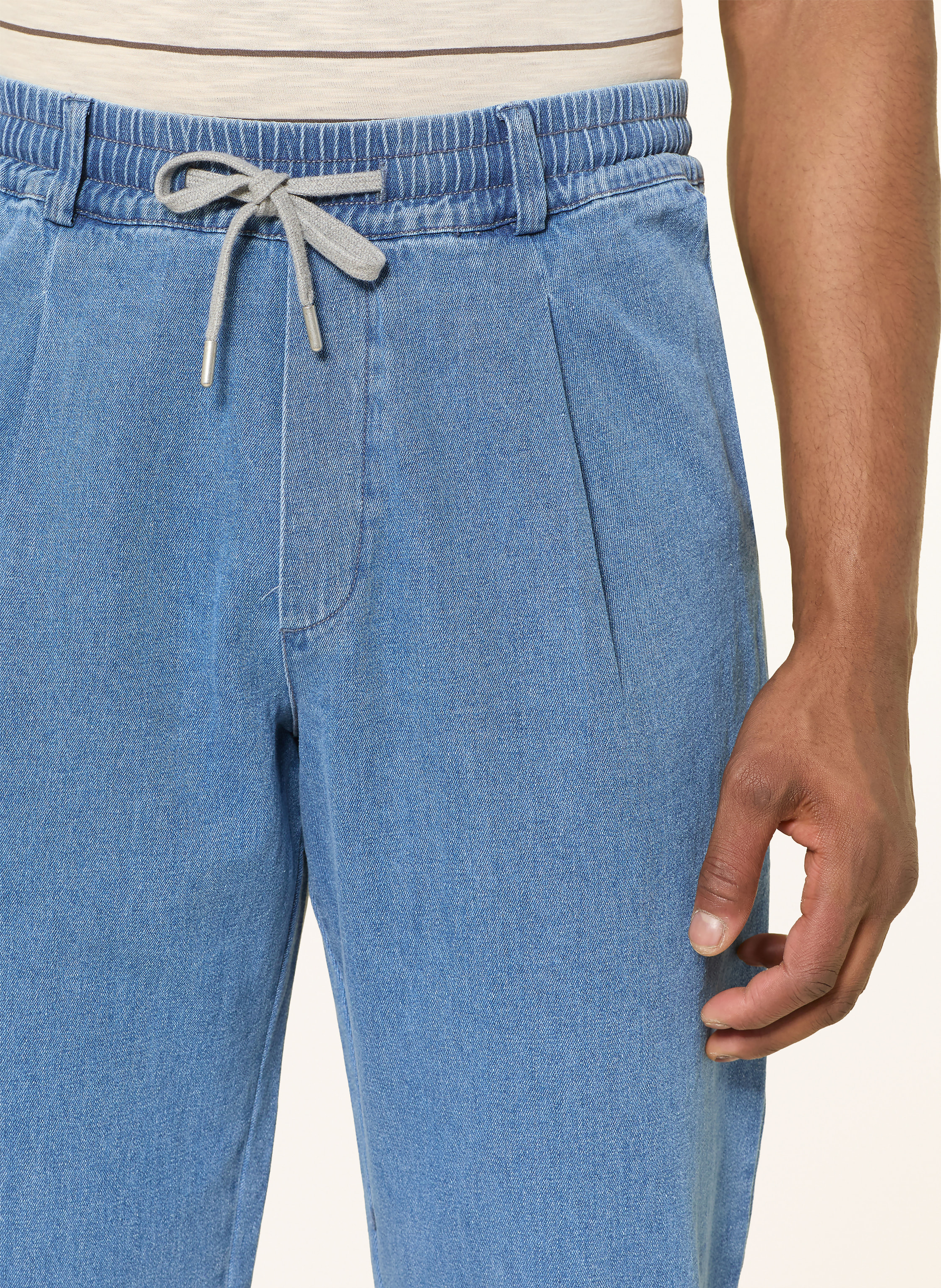 Thumbnail - Maerz Muenchen Jeans Im Jogging-Stil Slim Fit blau