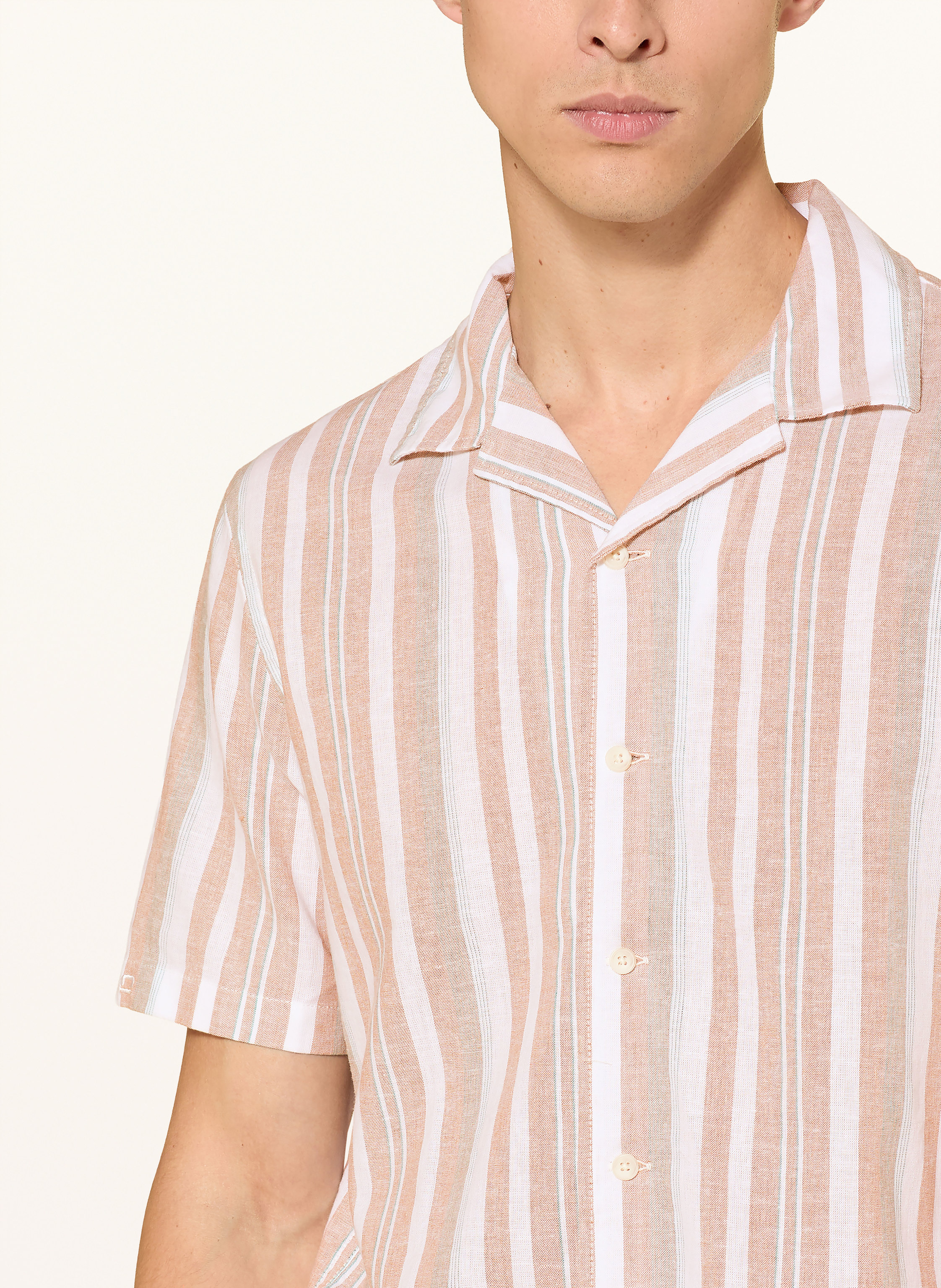 Thumbnail - Olymp Resorthemd Casual Regular Fit braun