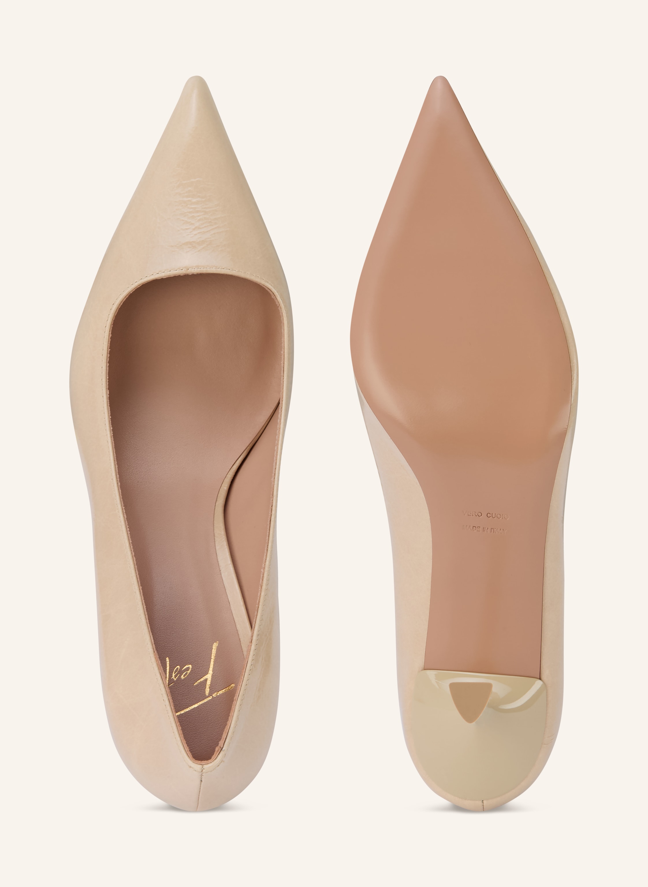 Thumbnail - Festa Lack-Pumps Fabianas Venice beige