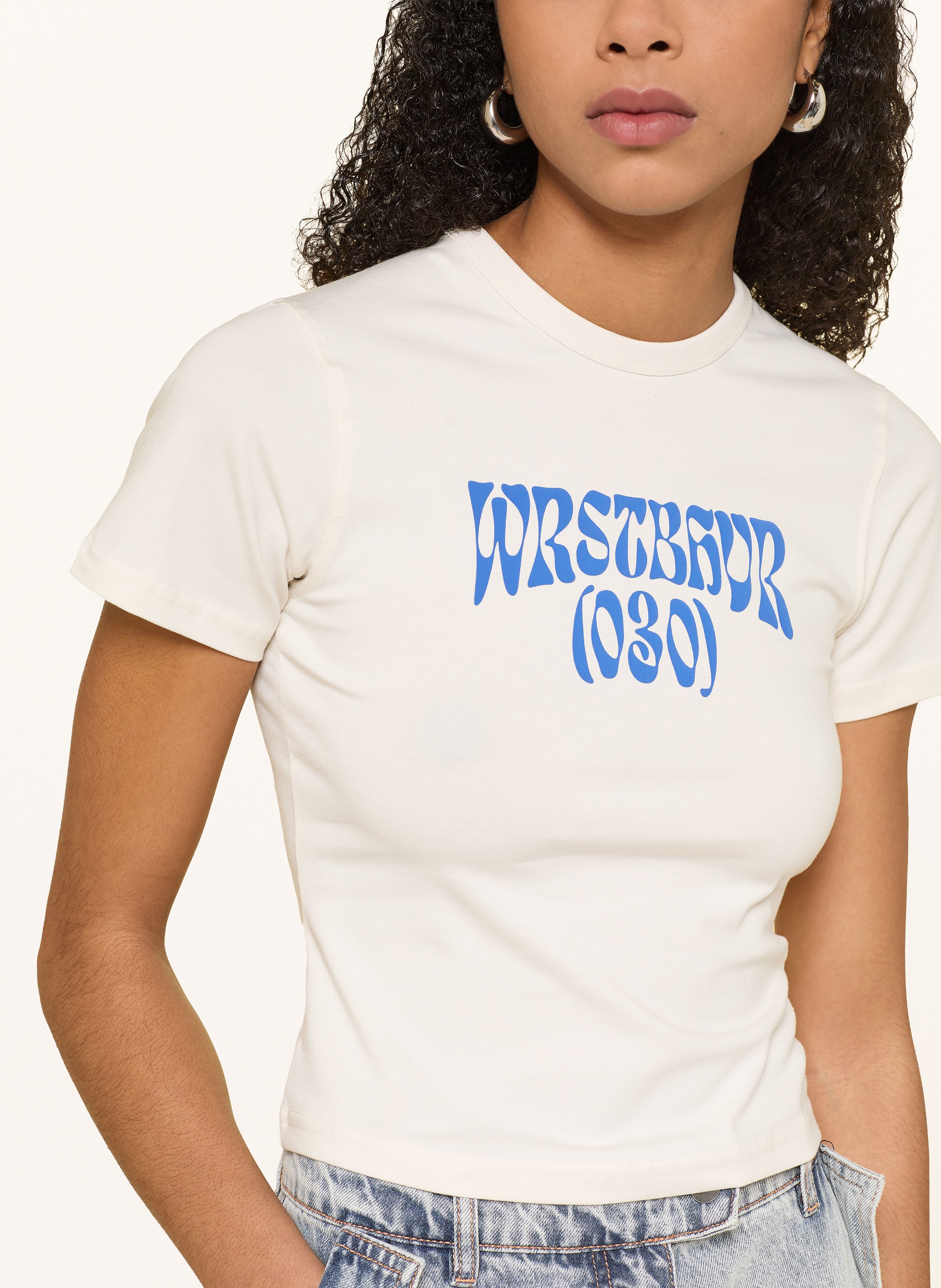 Thumbnail - Wrstbhvr T-Shirt Zandy weiss