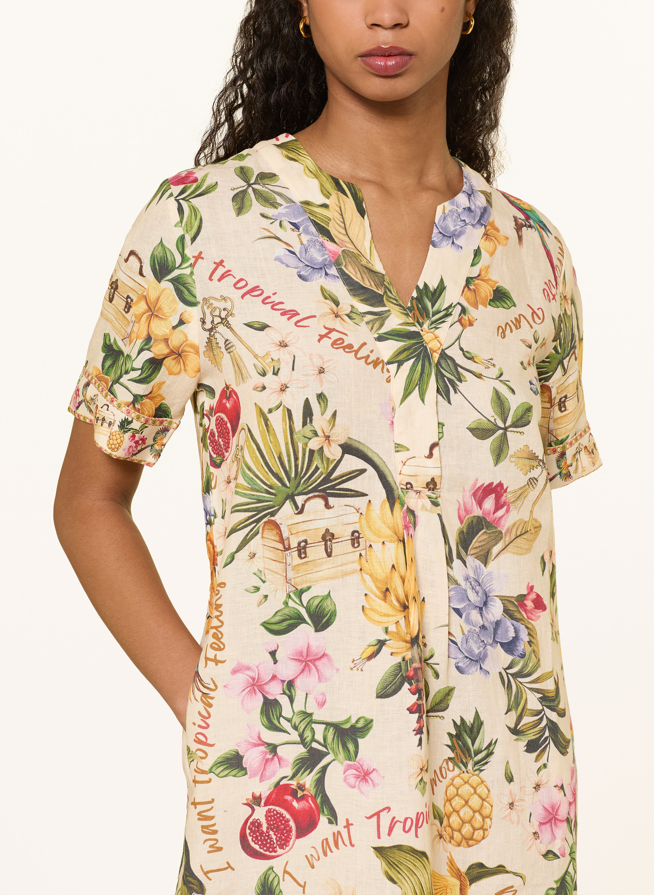 Thumbnail - Princess Goes Hollywood Leinenkleid weiss