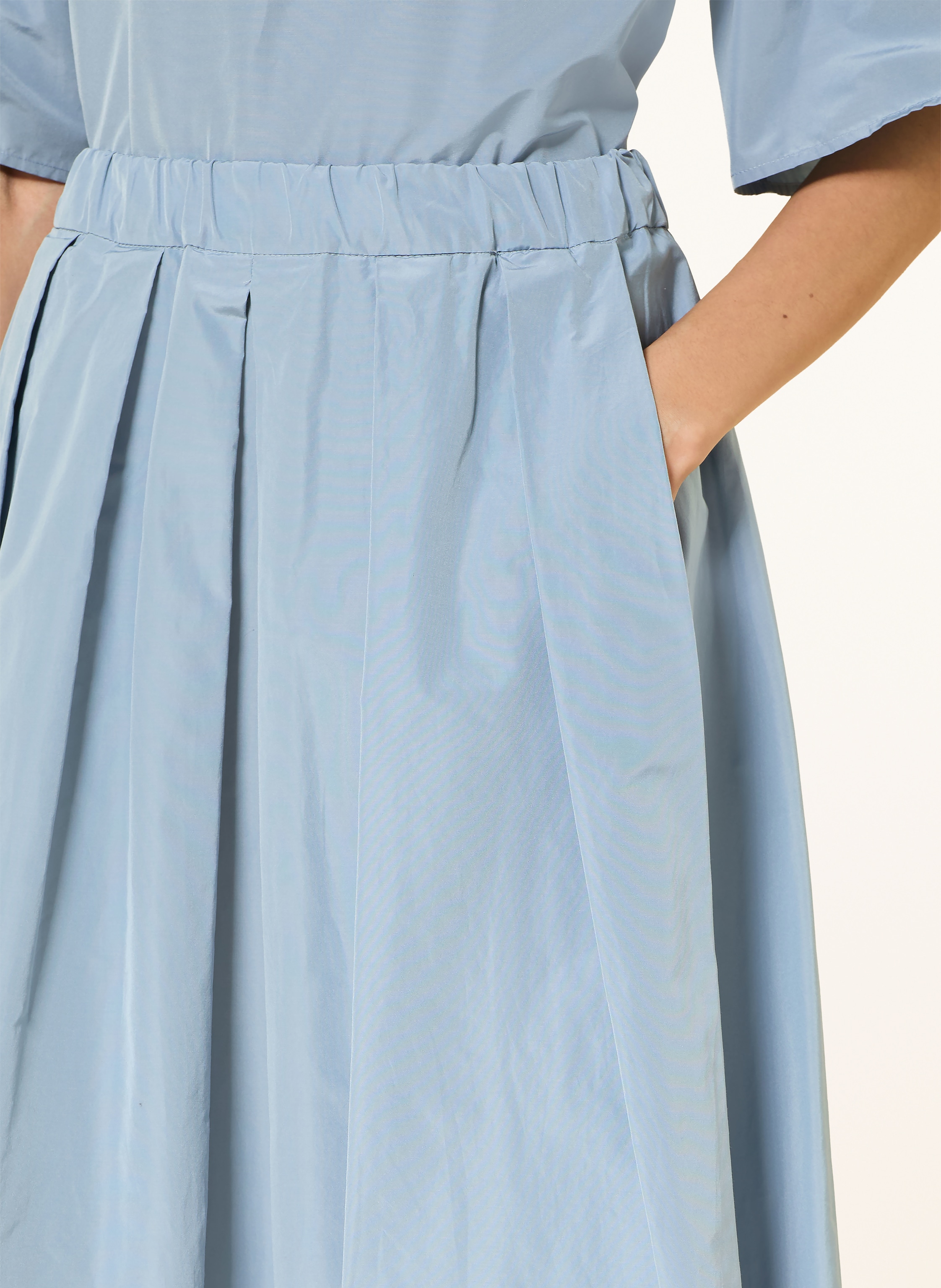 Thumbnail - Weekend Max Mara Faltenrock Formica blau