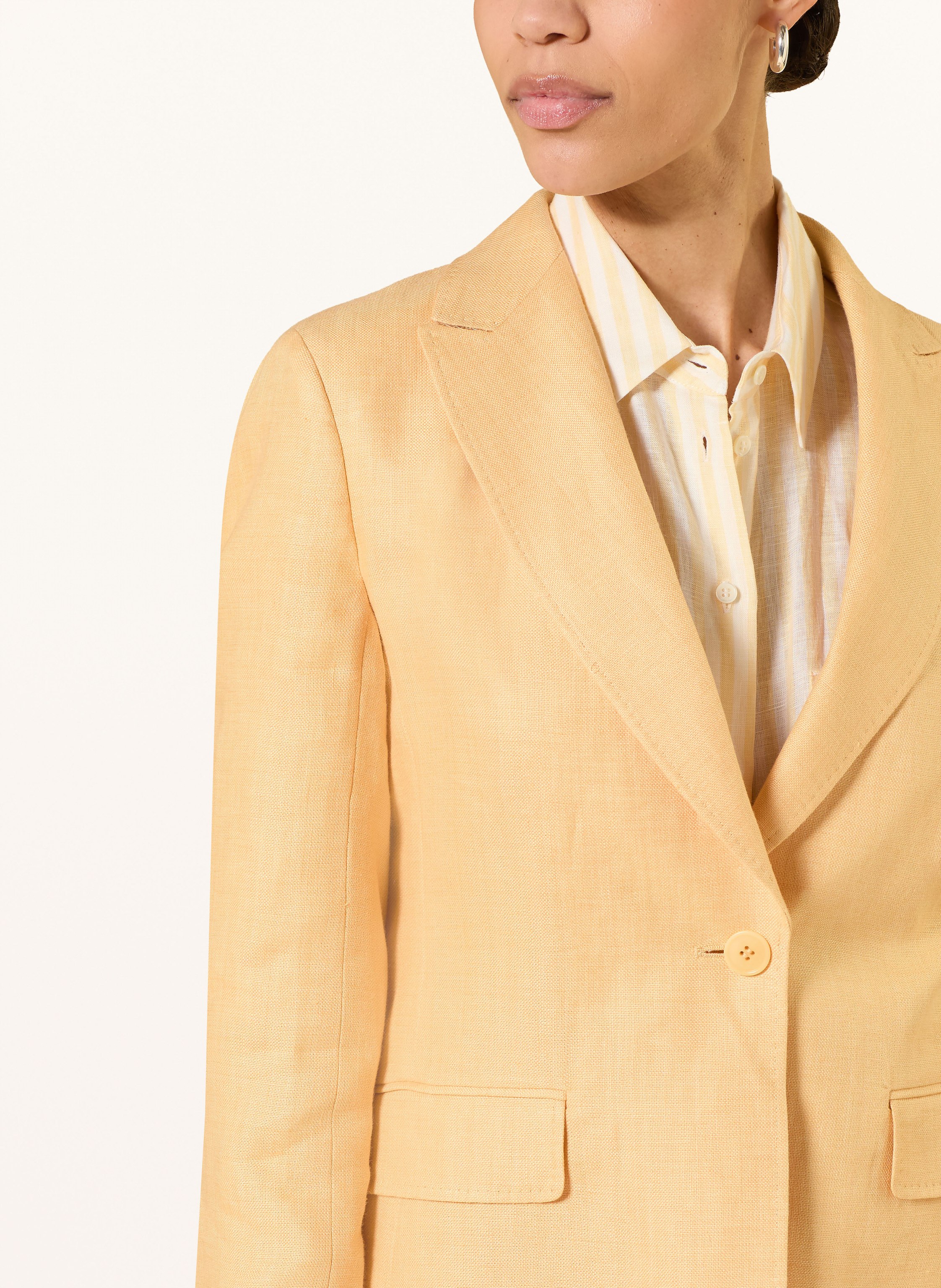 Thumbnail - Weekend Max Mara Leinenblazer Nalut gelb