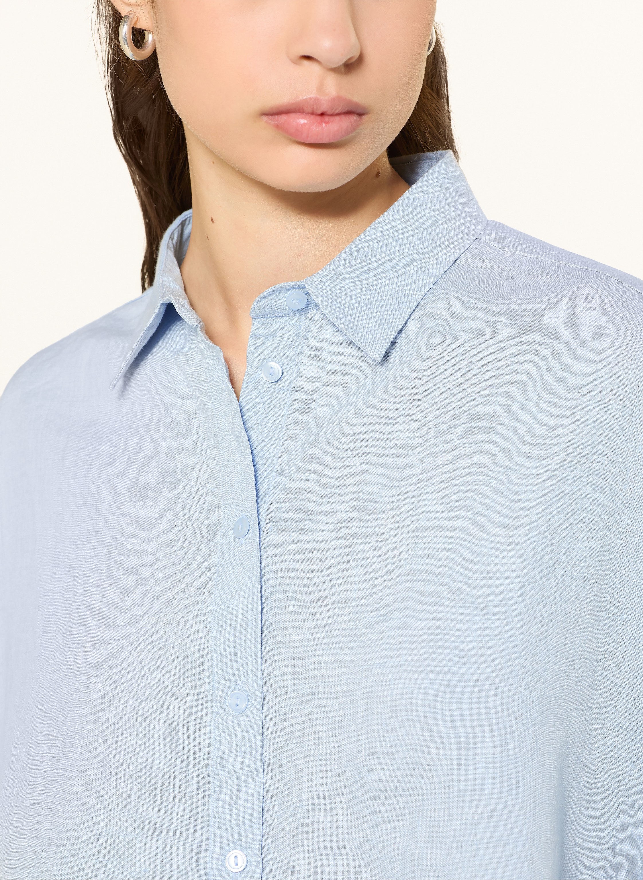 Thumbnail - Lilienfels Hemdbluse Devin Aus Leinen blau