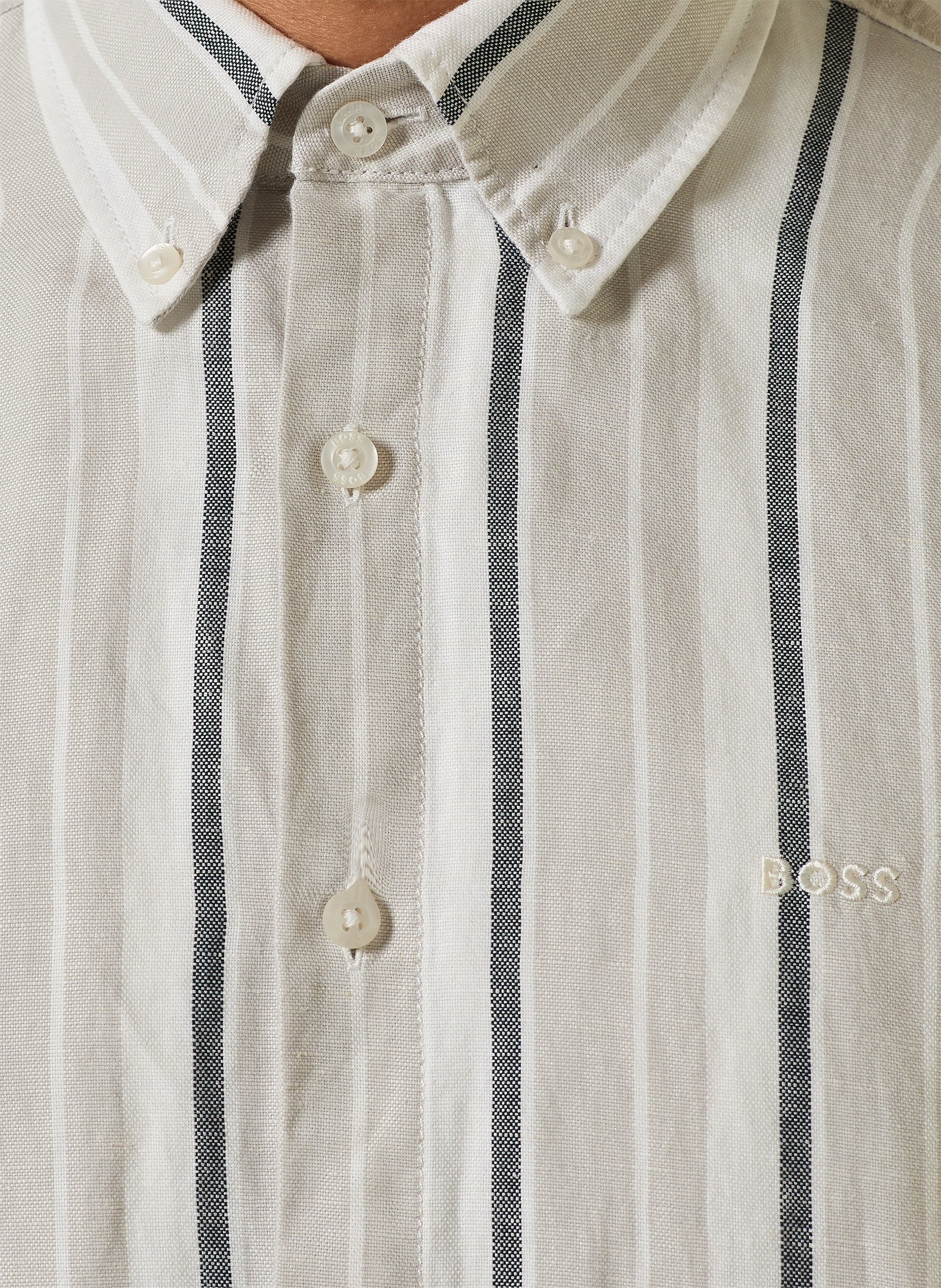 Thumbnail - Boss Hemd Ricoplus Regular Fit grau