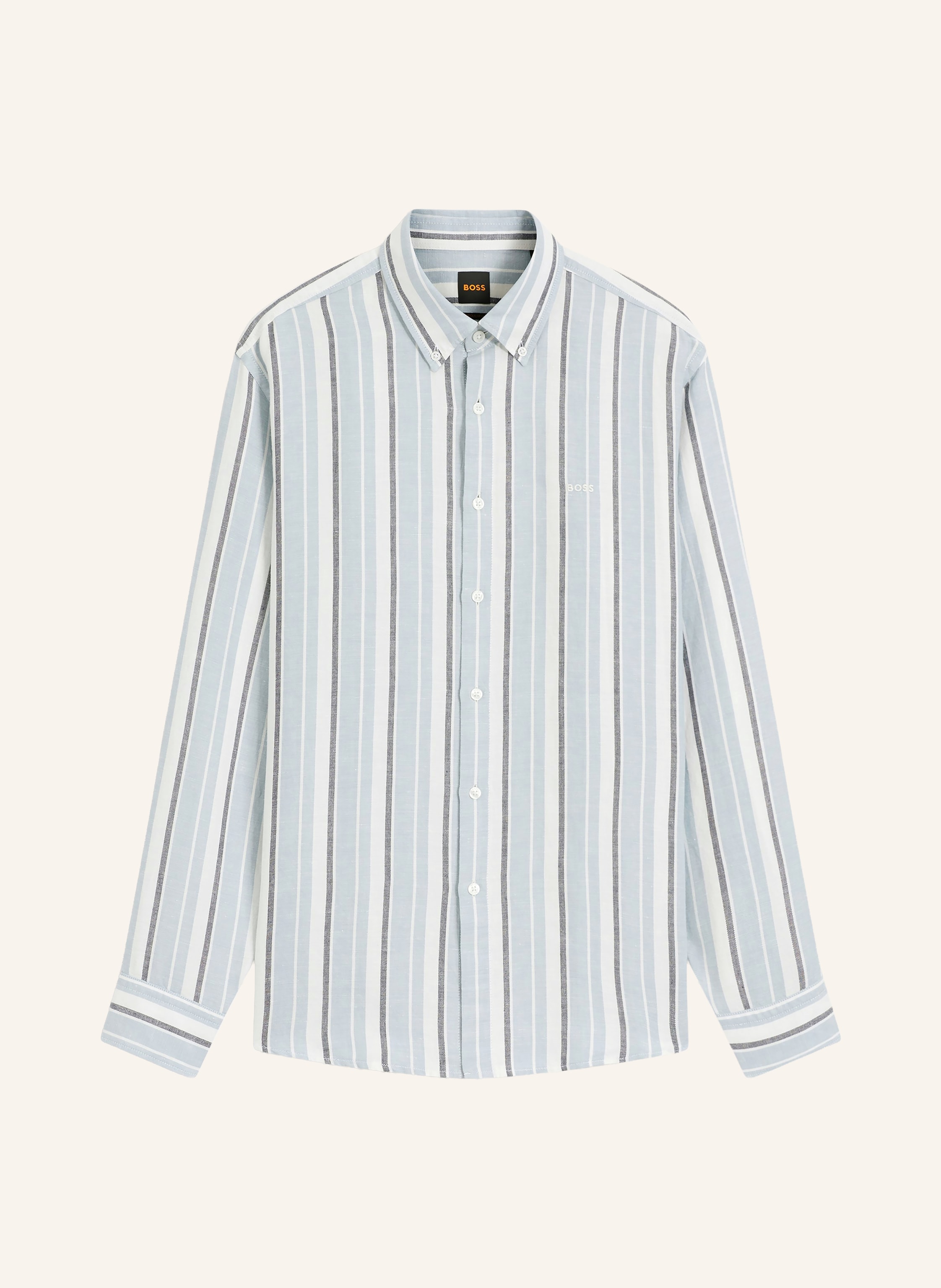 Boss Boss Hemd Ricoplus Regular Fit blau in WEISS / HELLBLAU / SCHWARZ
