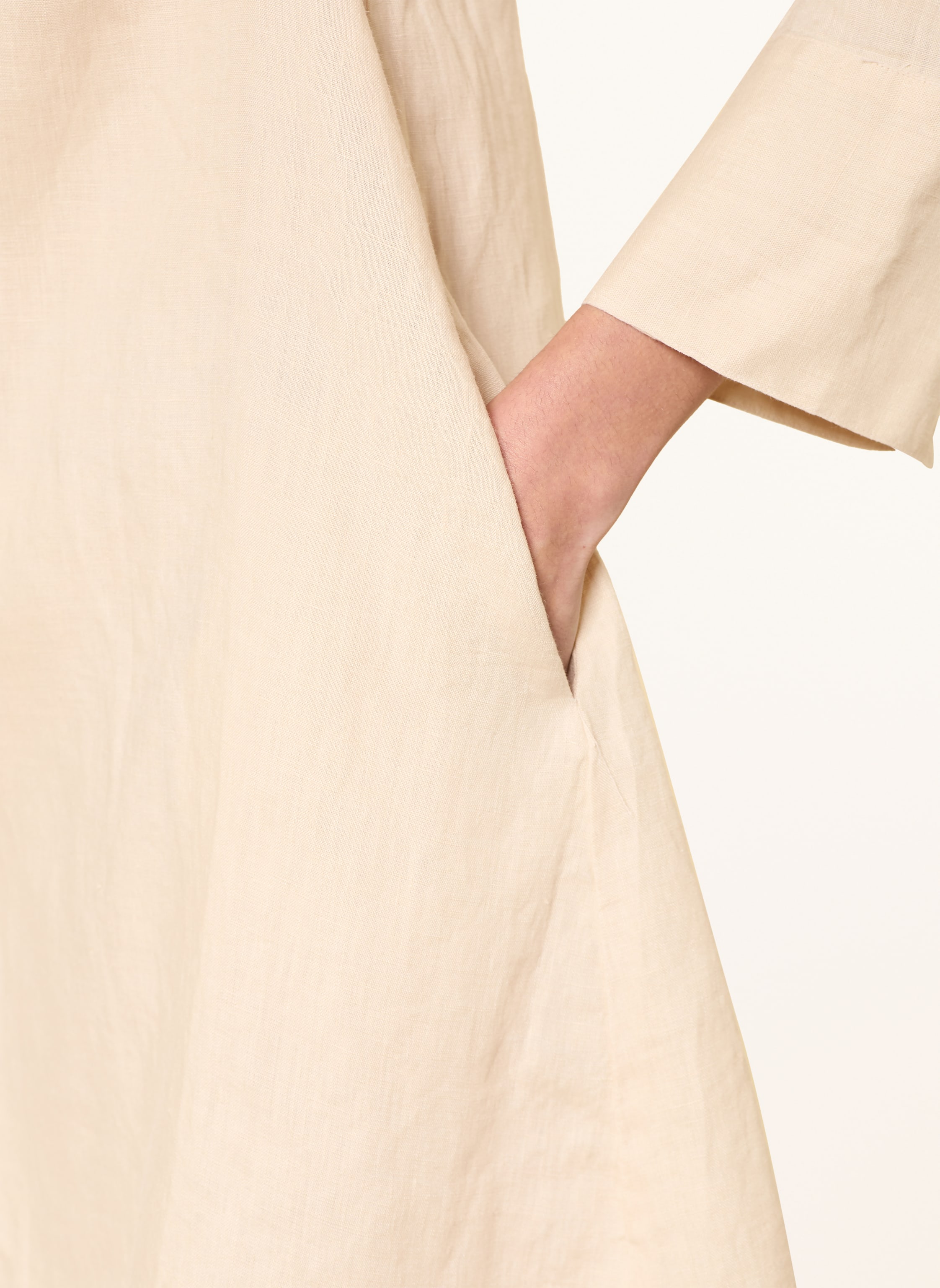 Thumbnail - Lilienfels Hemdblusenkleid Liano Aus Leinen beige