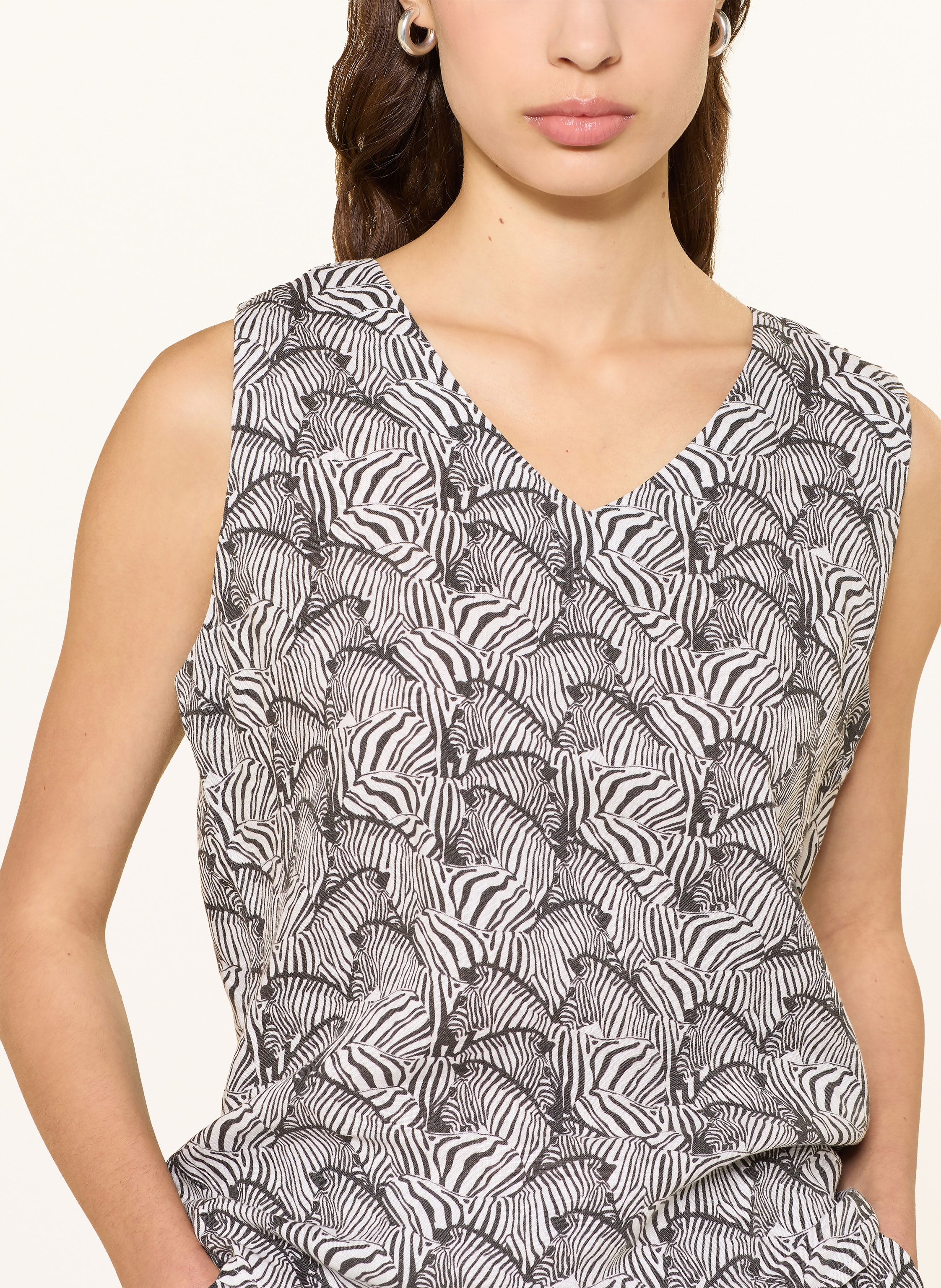 Thumbnail - Lilienfels Blusentop Aus Leinen schwarz