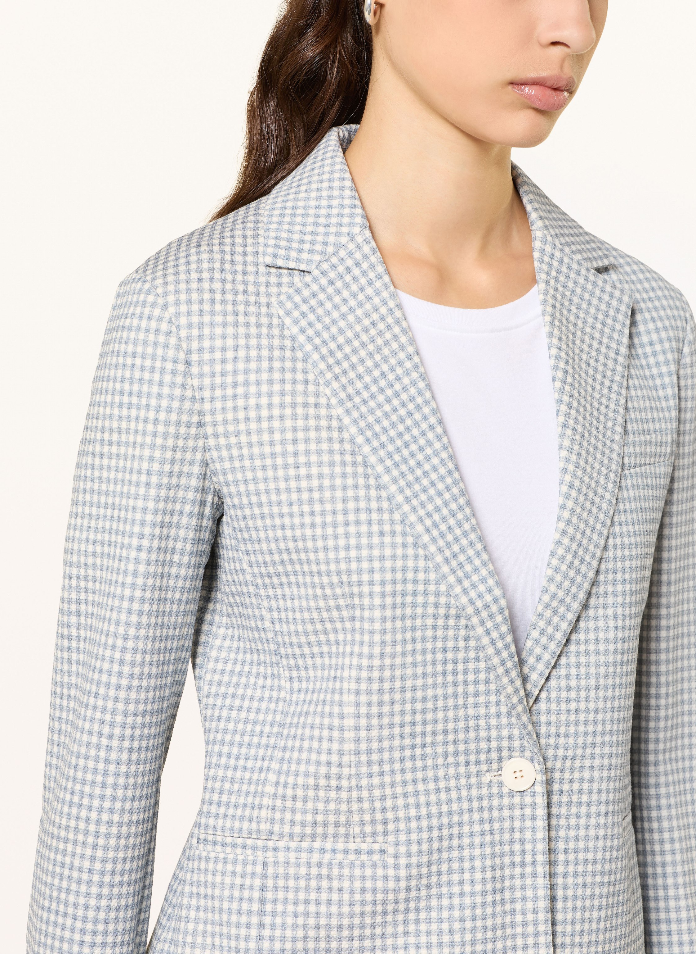 Thumbnail - Circolo 1901 Blazer Vichy blau