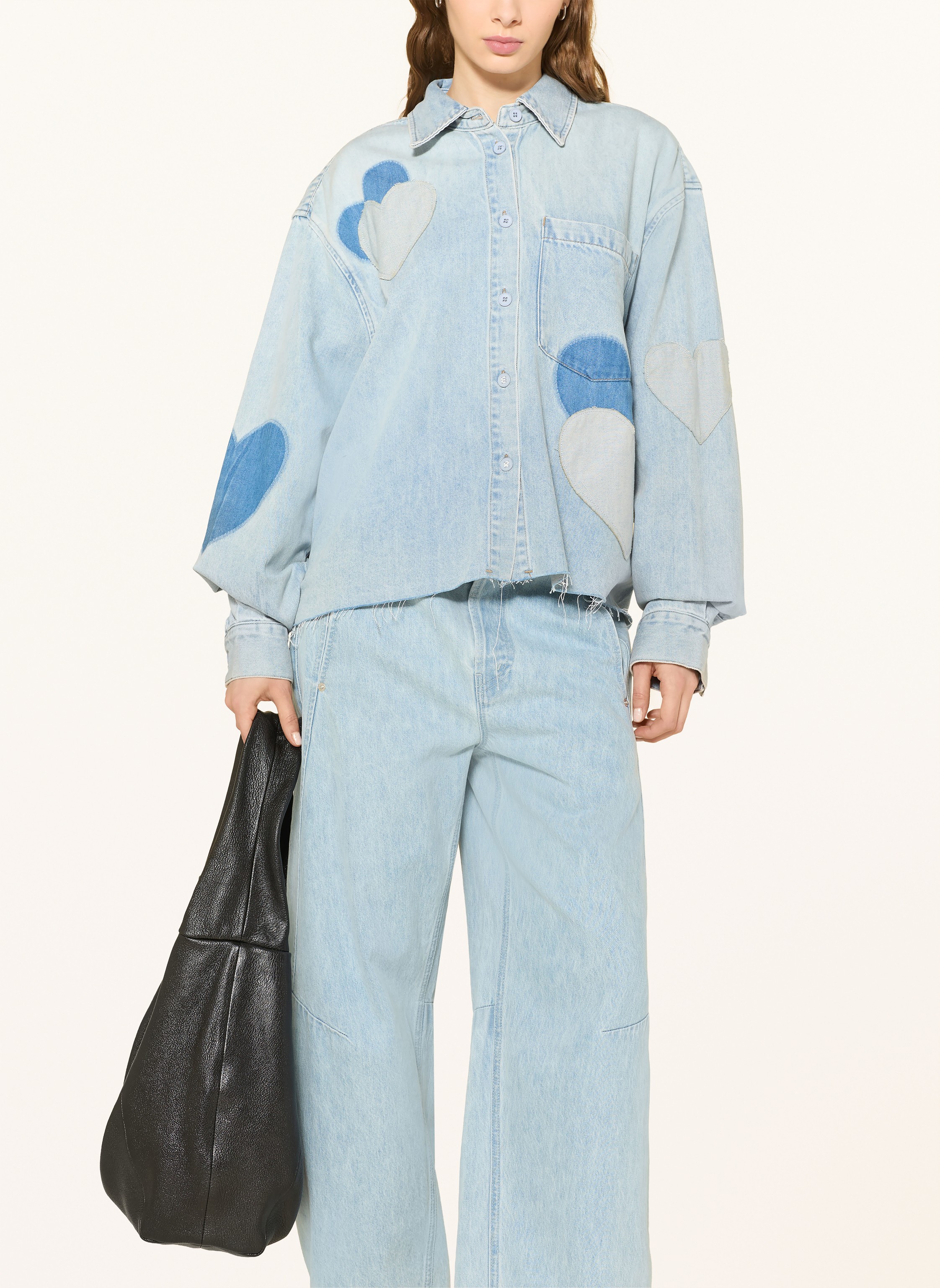 Thumbnail - Elias Rumelis Jeansbluse Beba blau