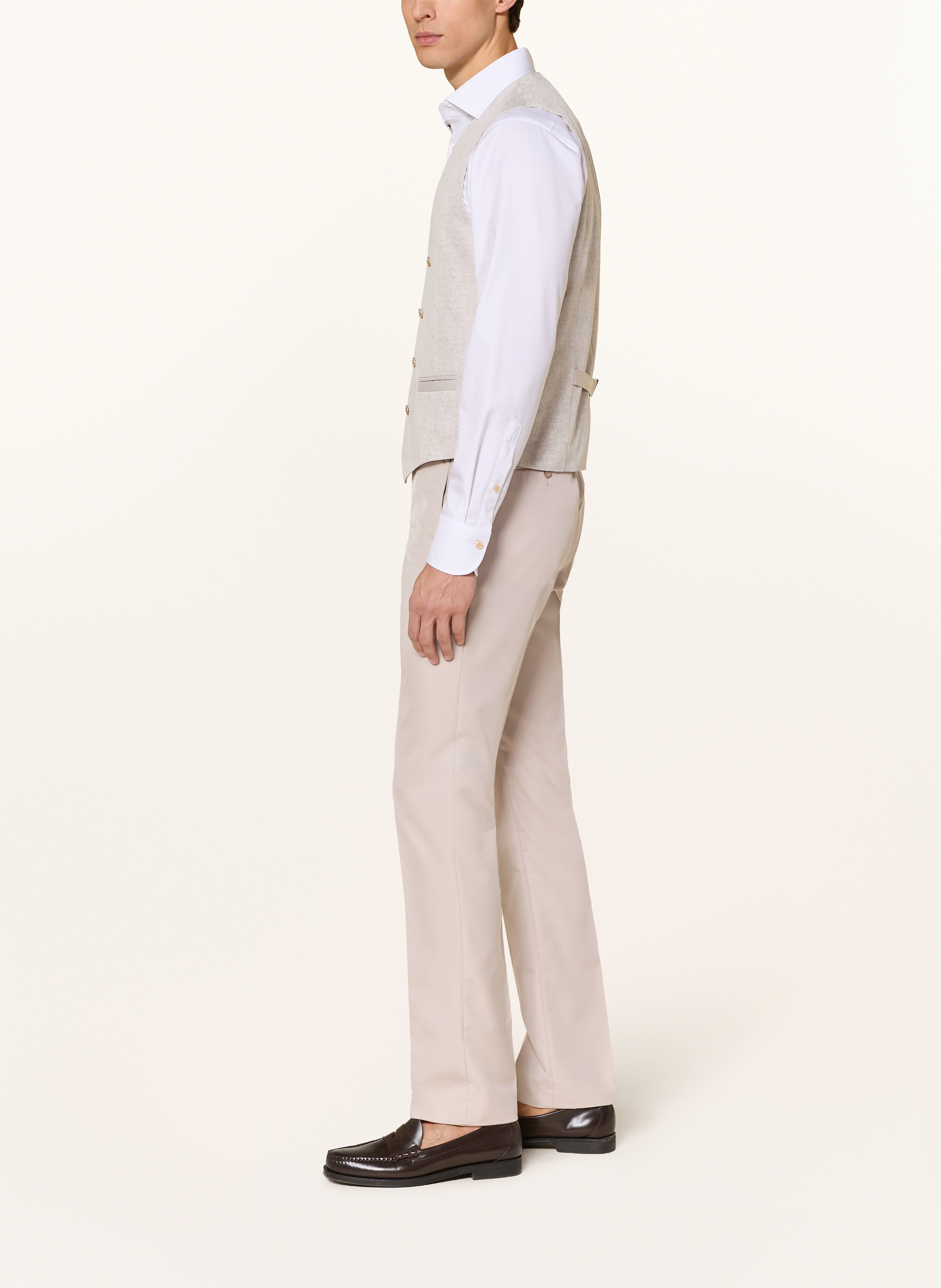 Thumbnail - Wilvorst Anzughose Slim Fit beige