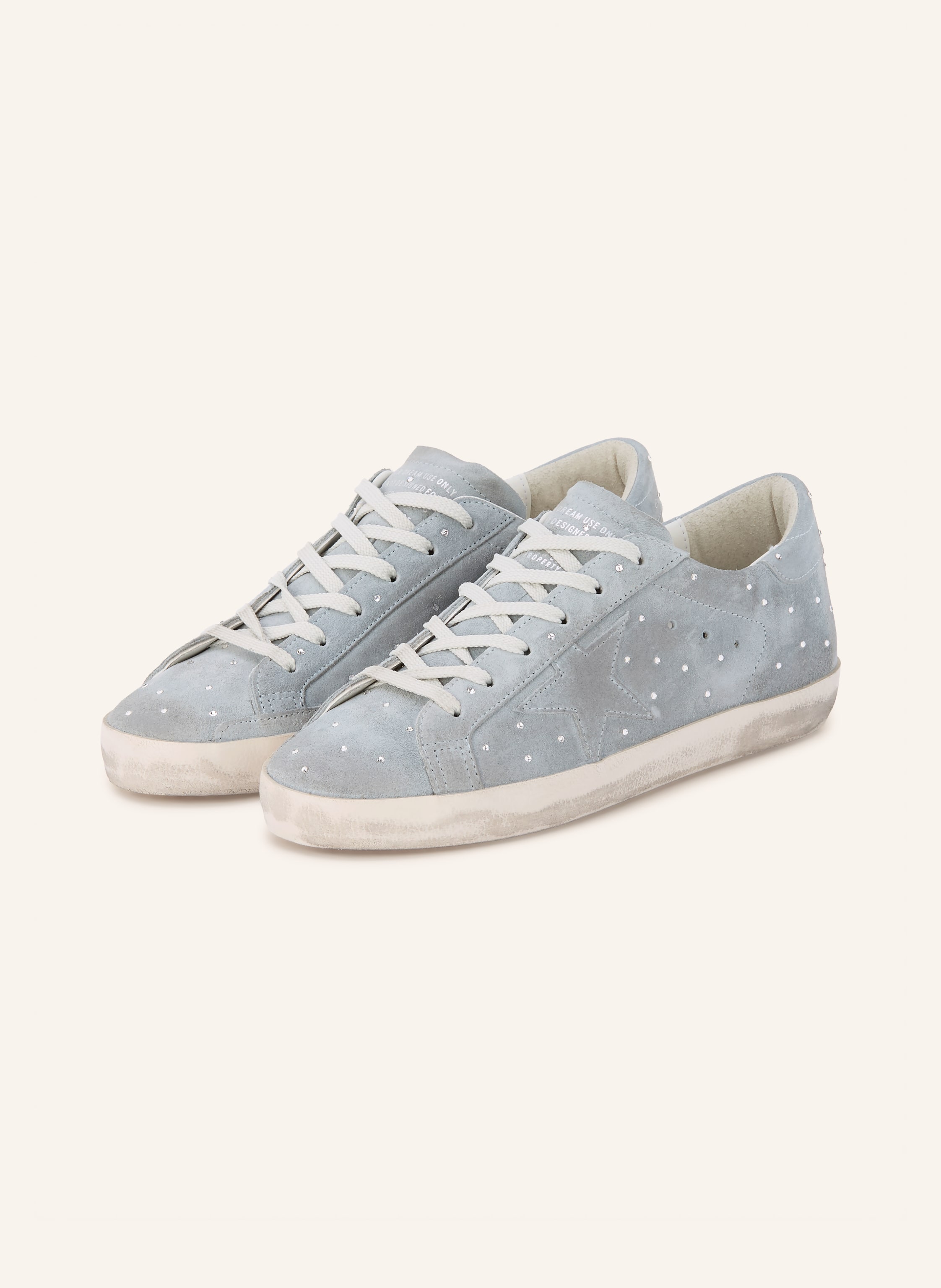 Golden Goose Golden Goose Sneaker Super-Star blau in BLAUGRAU