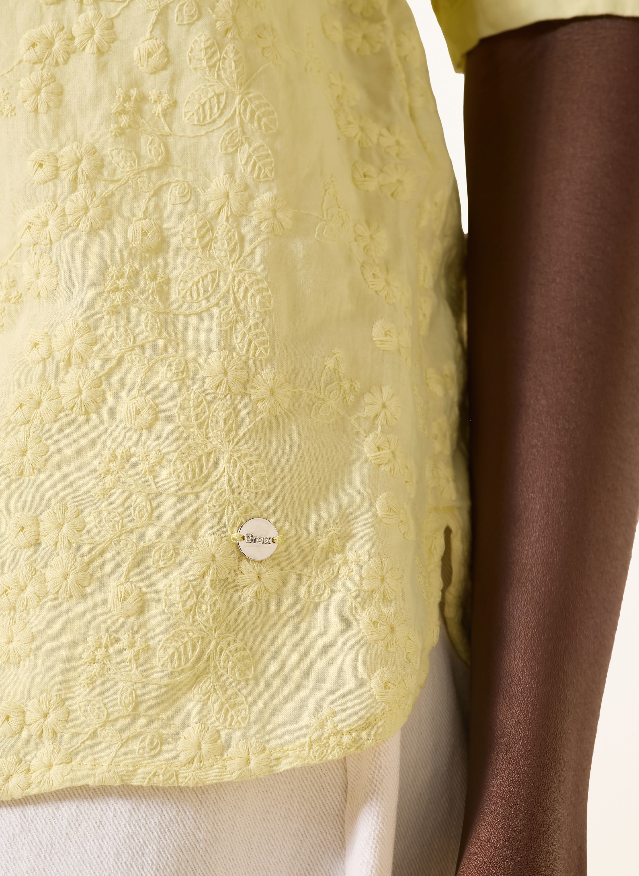 Thumbnail - Brax Bluse Vea Mit 3/4-Arm gelb