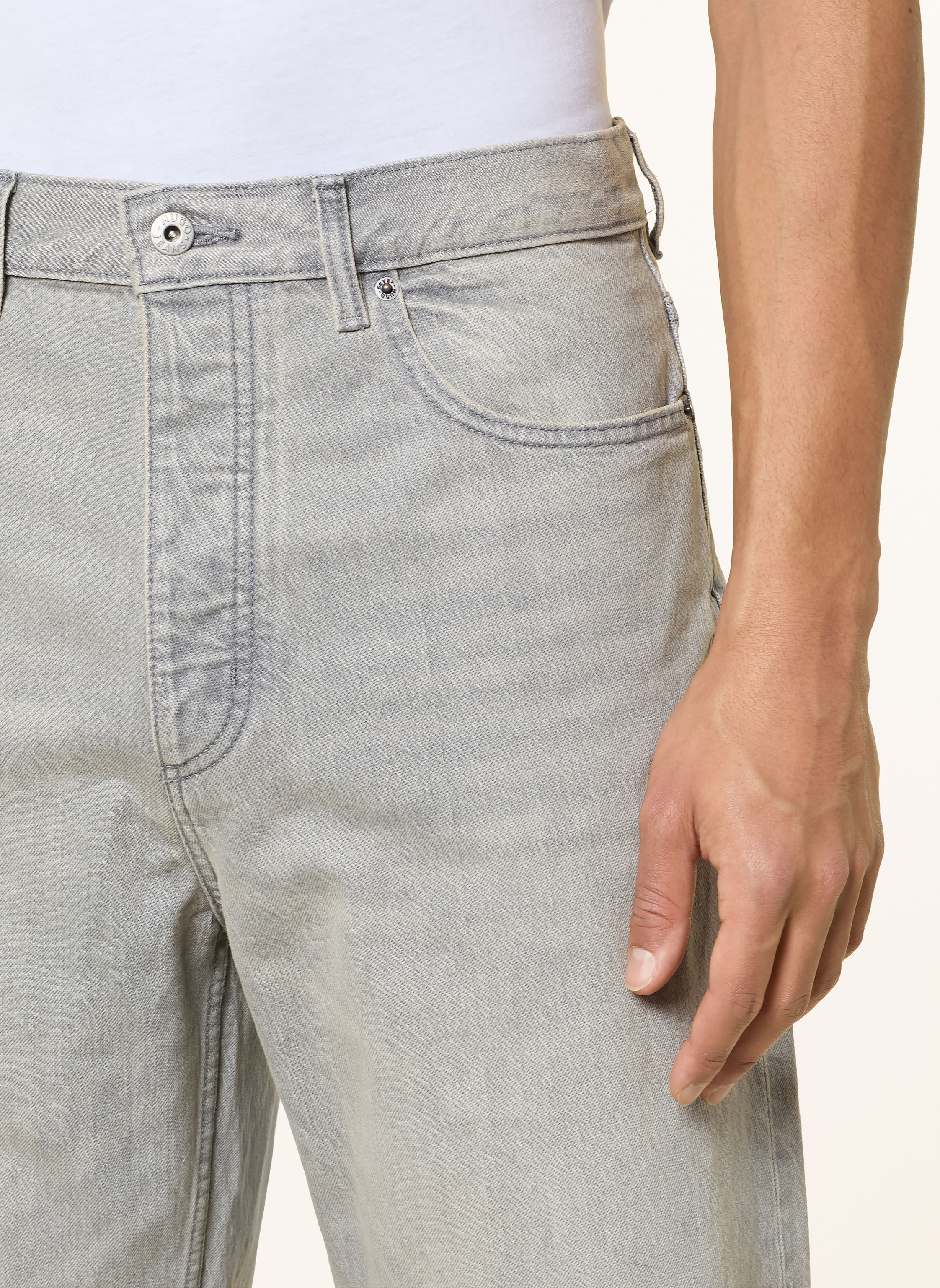 Thumbnail - Hugo Jeans Nate Baggy Fit grau