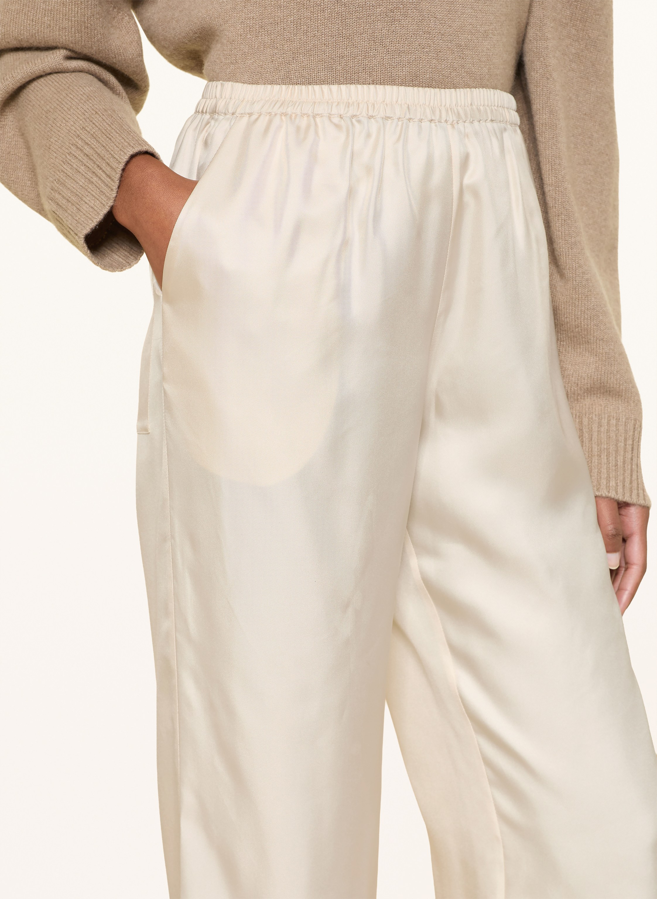 Thumbnail - Loulou De Saison Seidenhose Alera weiss