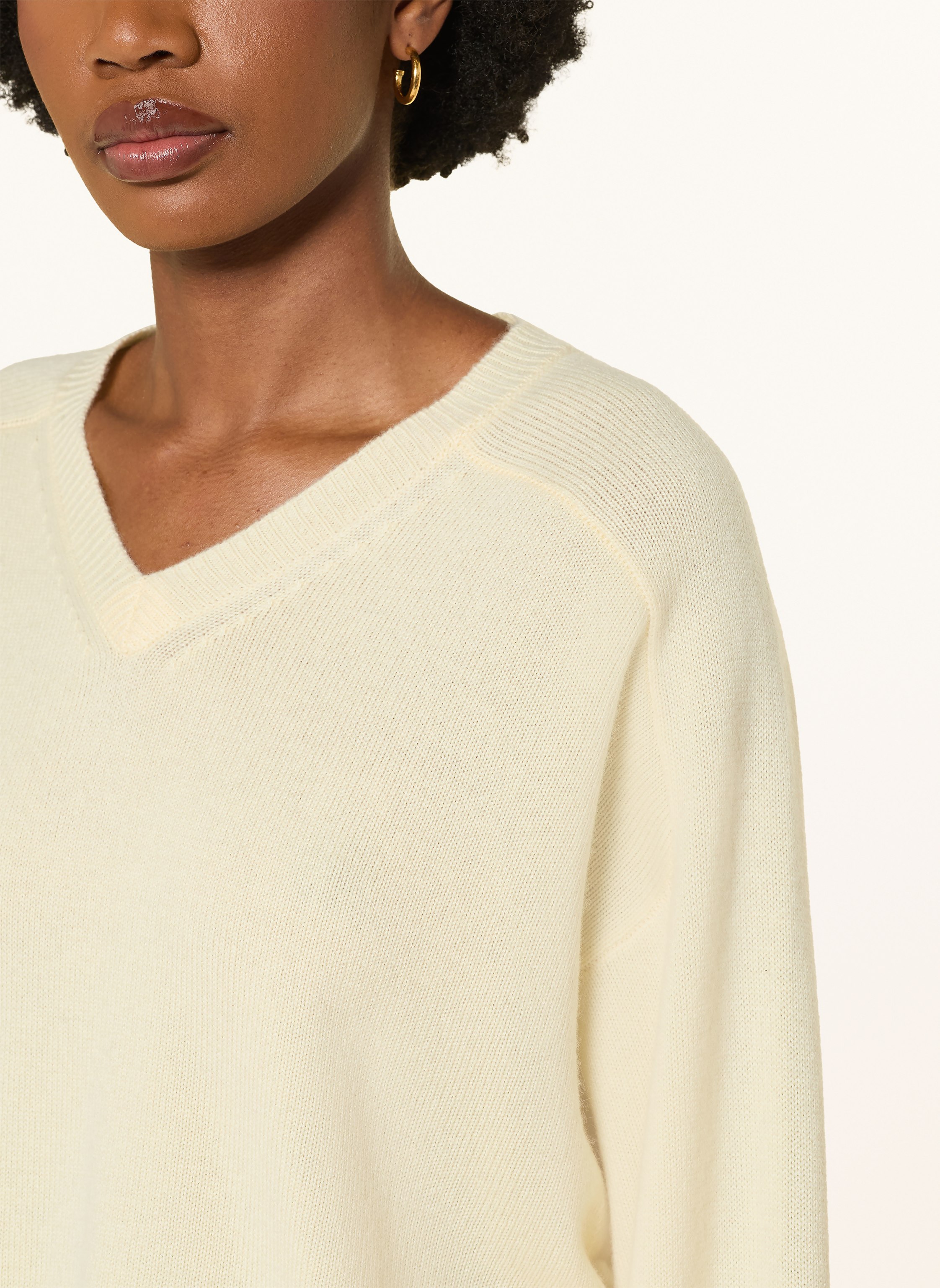 Thumbnail - Loulou De Saison Cashmere-Pullover Anzor gelb