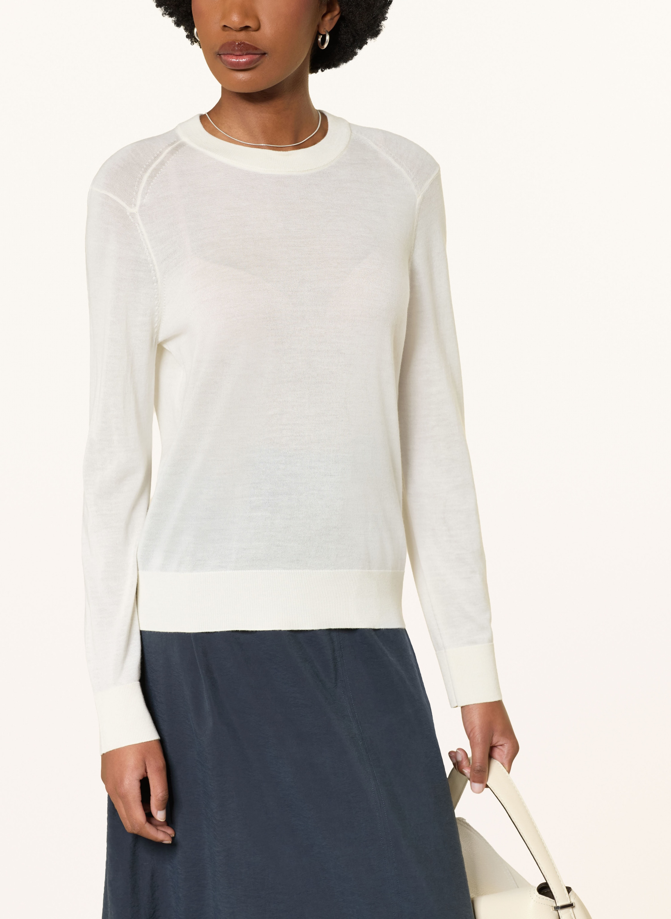 Thumbnail - Loulou De Saison Cashmere-Pullover Ditto weiss