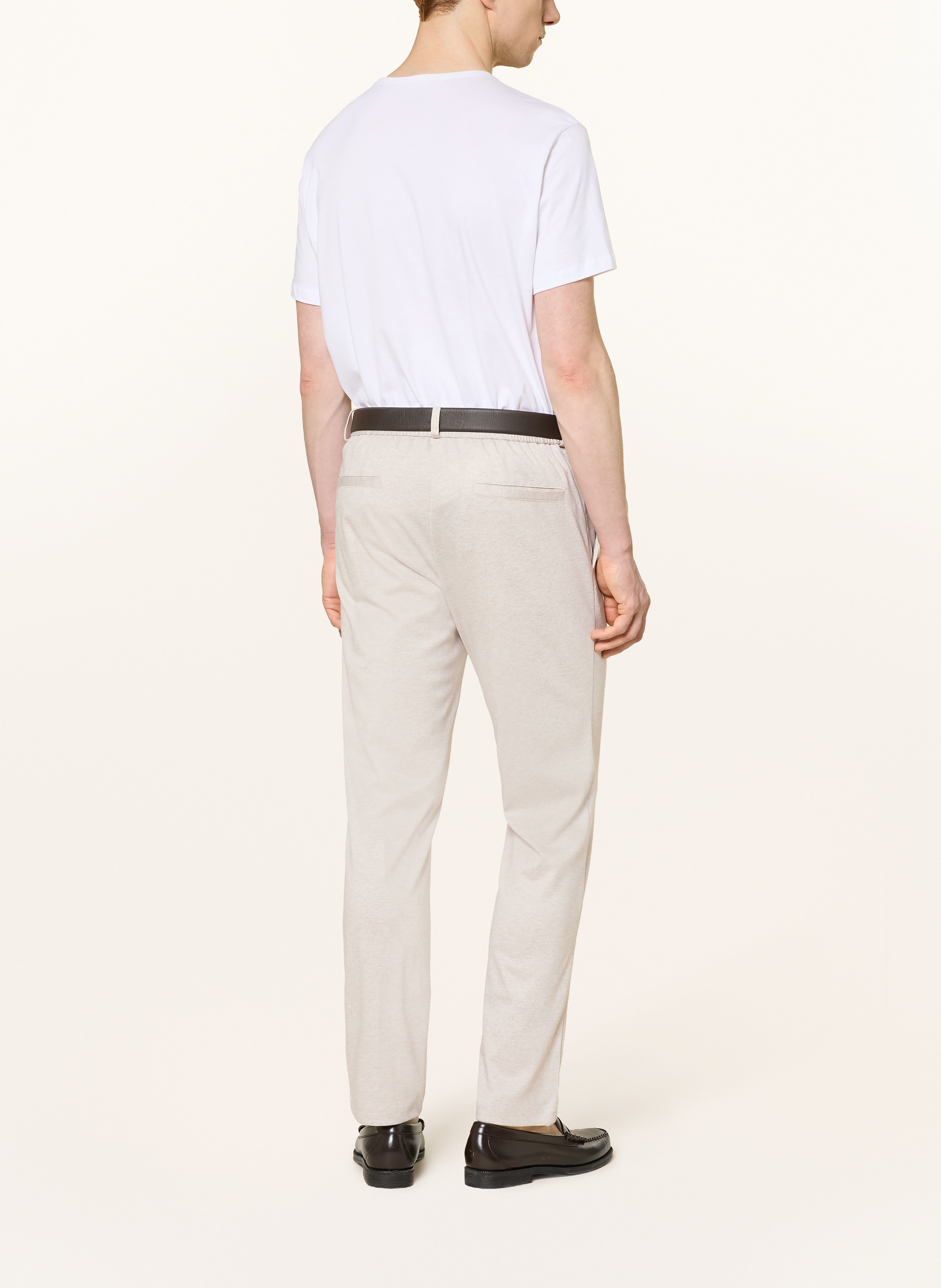 Thumbnail - Strellson Anzughose Tius Slim Fit Aus Jersey beige