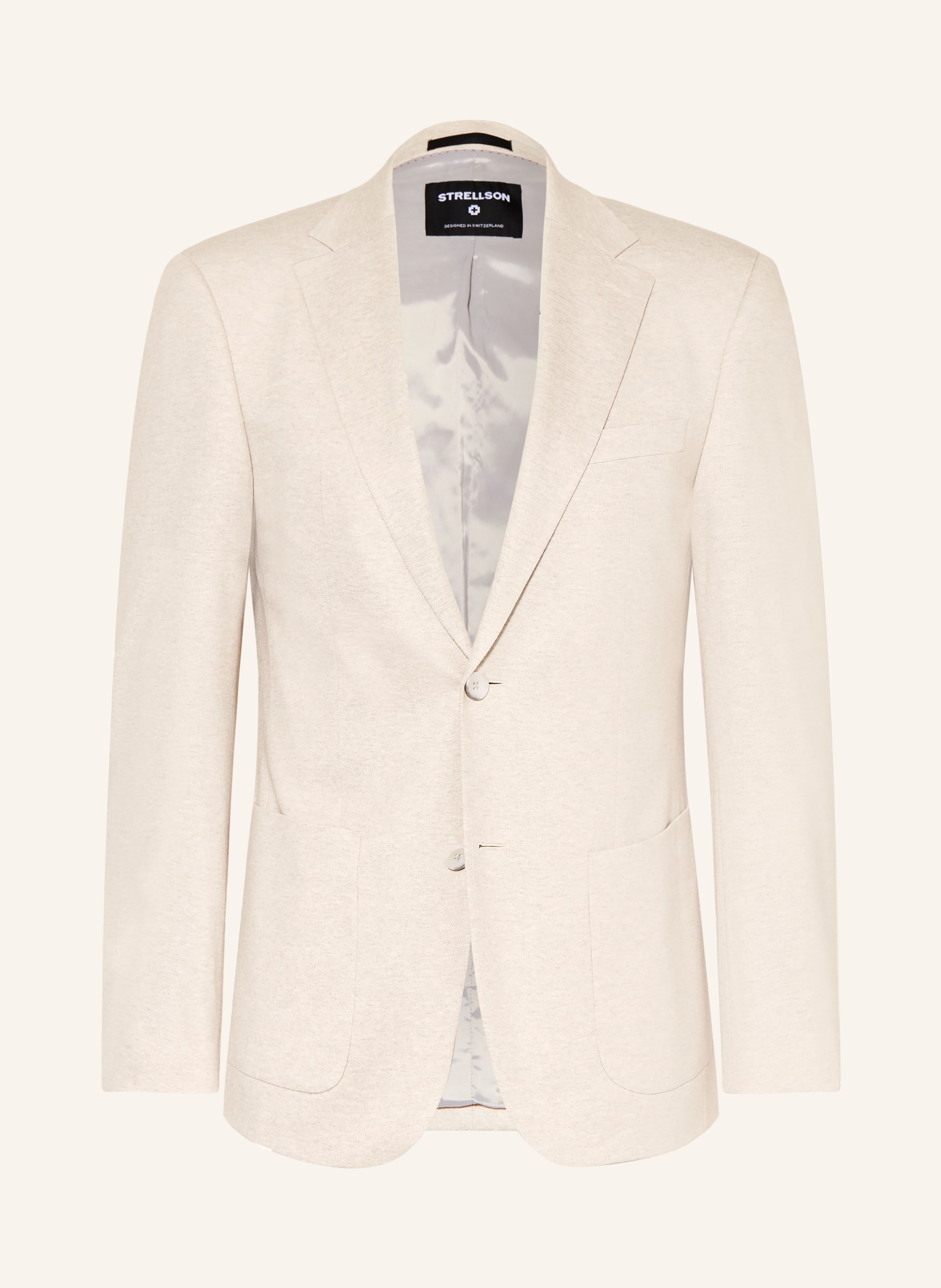 Strellson Anzugsakko Arndt Slim Fit Aus Jersey beige