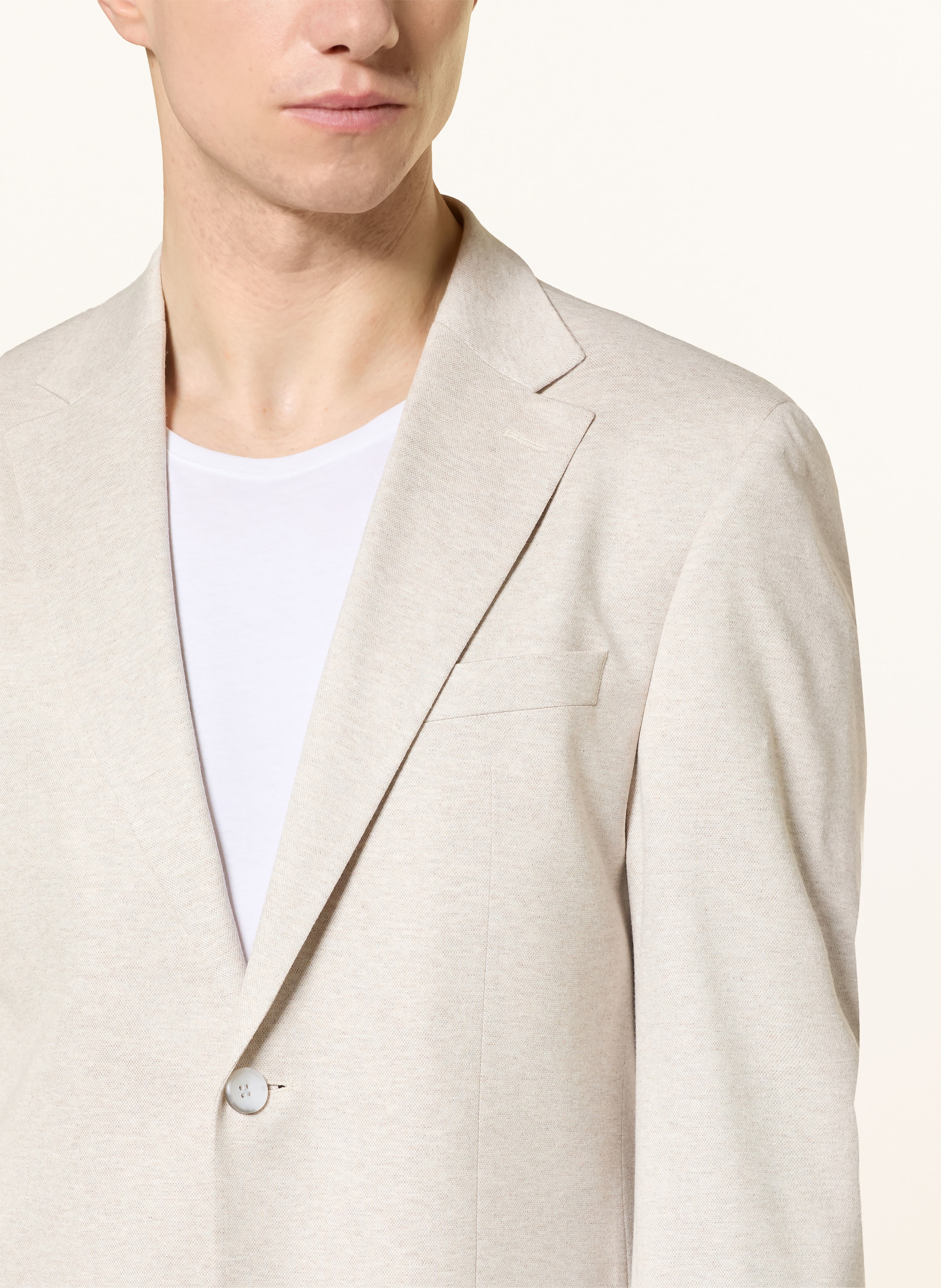 Thumbnail - Strellson Anzugsakko Arndt Slim Fit Aus Jersey beige