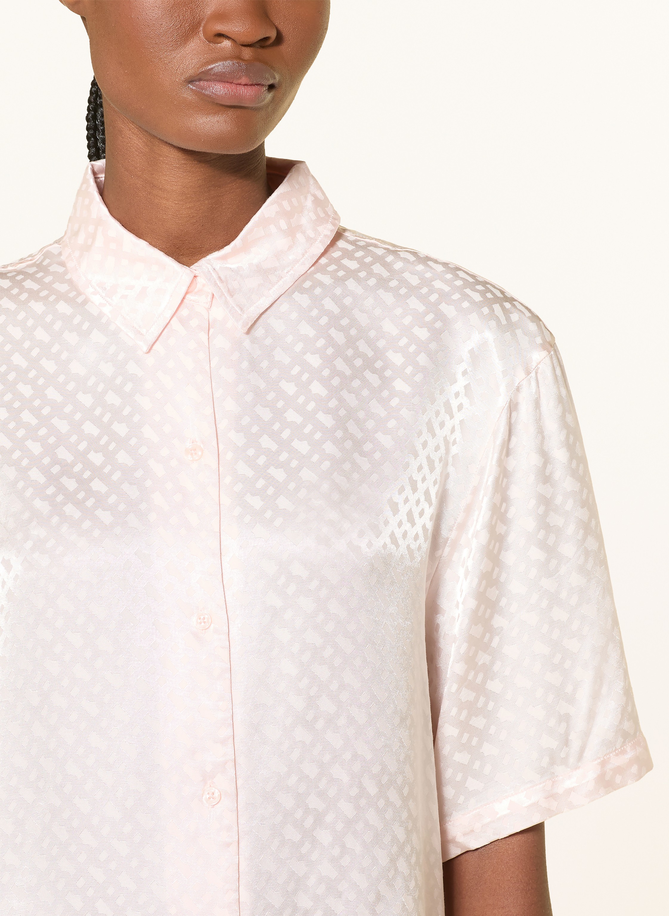 Thumbnail - Boss Schlafshirt Monogram rosa