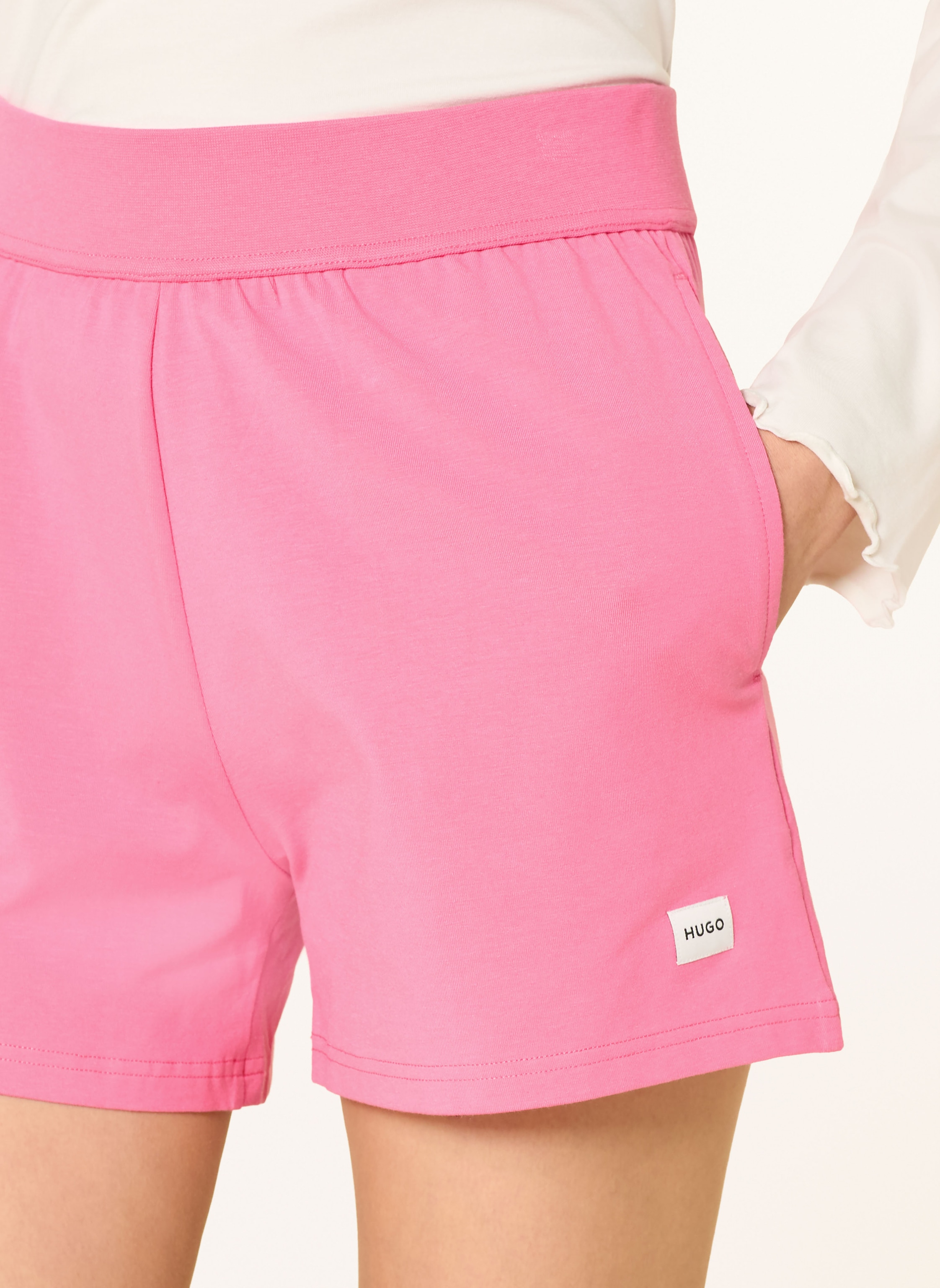 Thumbnail - Hugo Lounge-Shorts Signature pink
