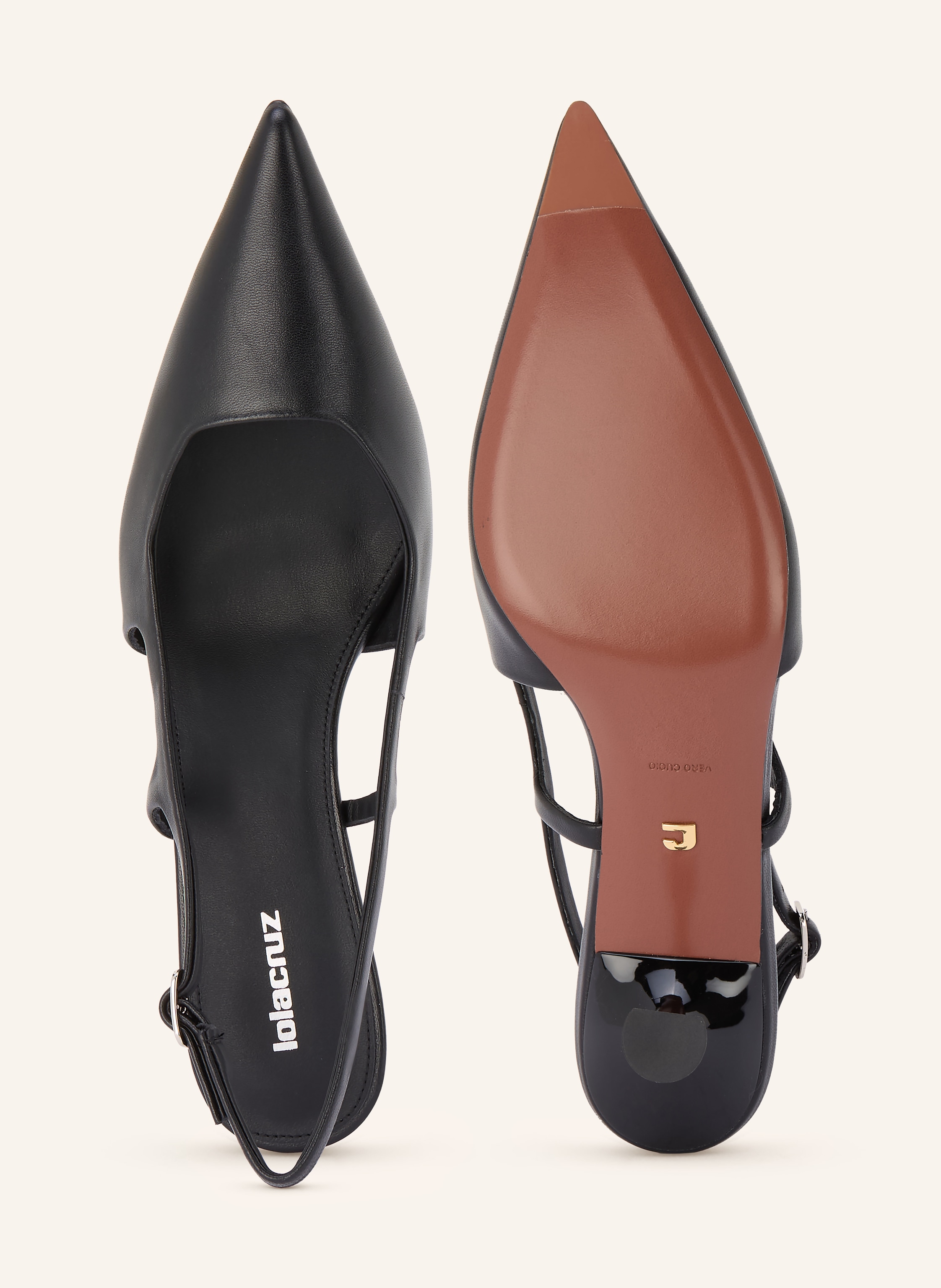 Thumbnail - Lola Cruz Slingpumps Rhina schwarz