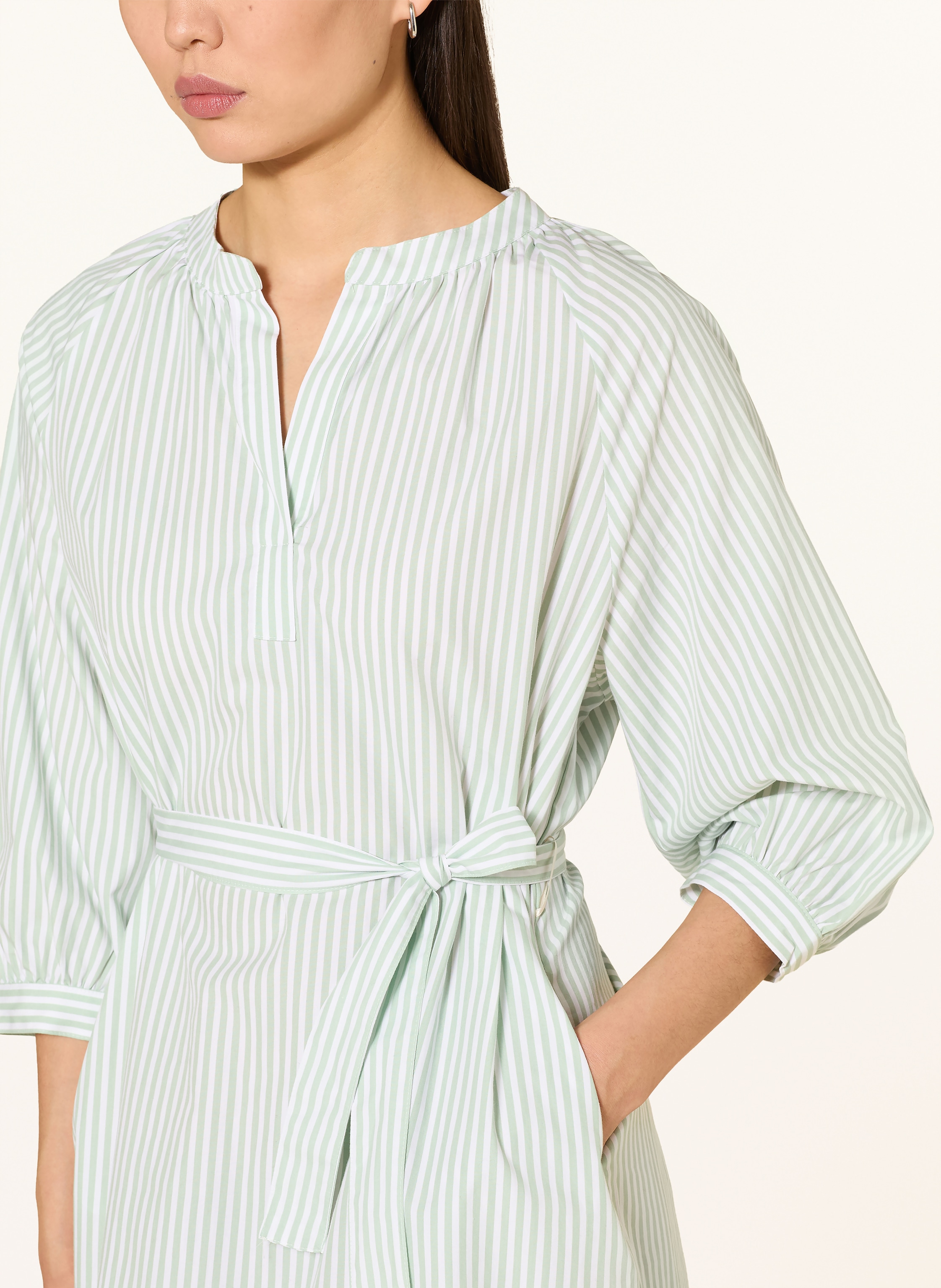 Thumbnail - Desoto Kleid Niki Mit 3/4-Arm gruen