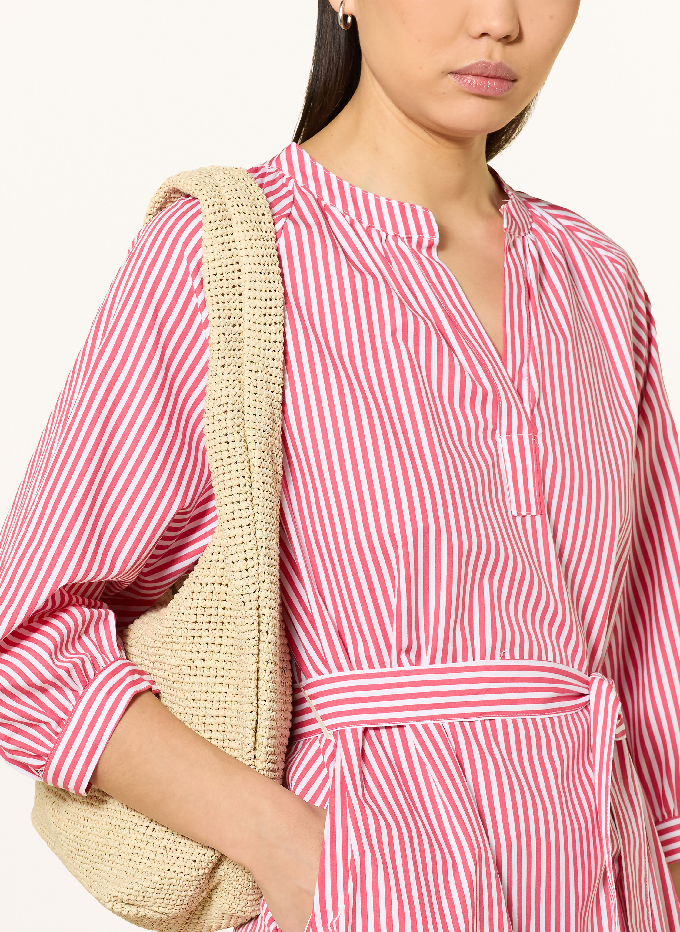 Thumbnail - Desoto Kleid Niki Mit 3/4-Arm rot