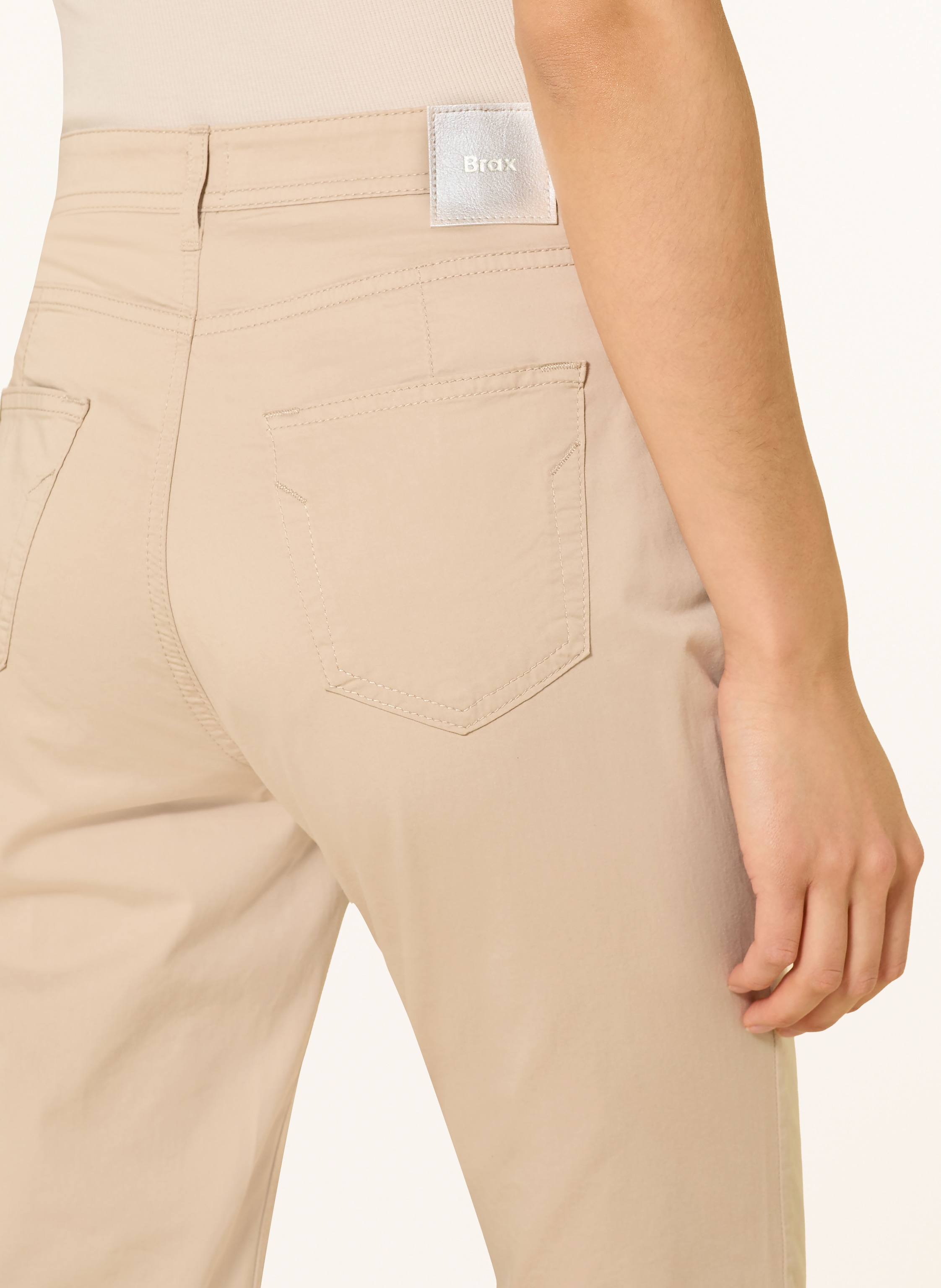 Brax Cropped Jeans Mary beige – Bild 2