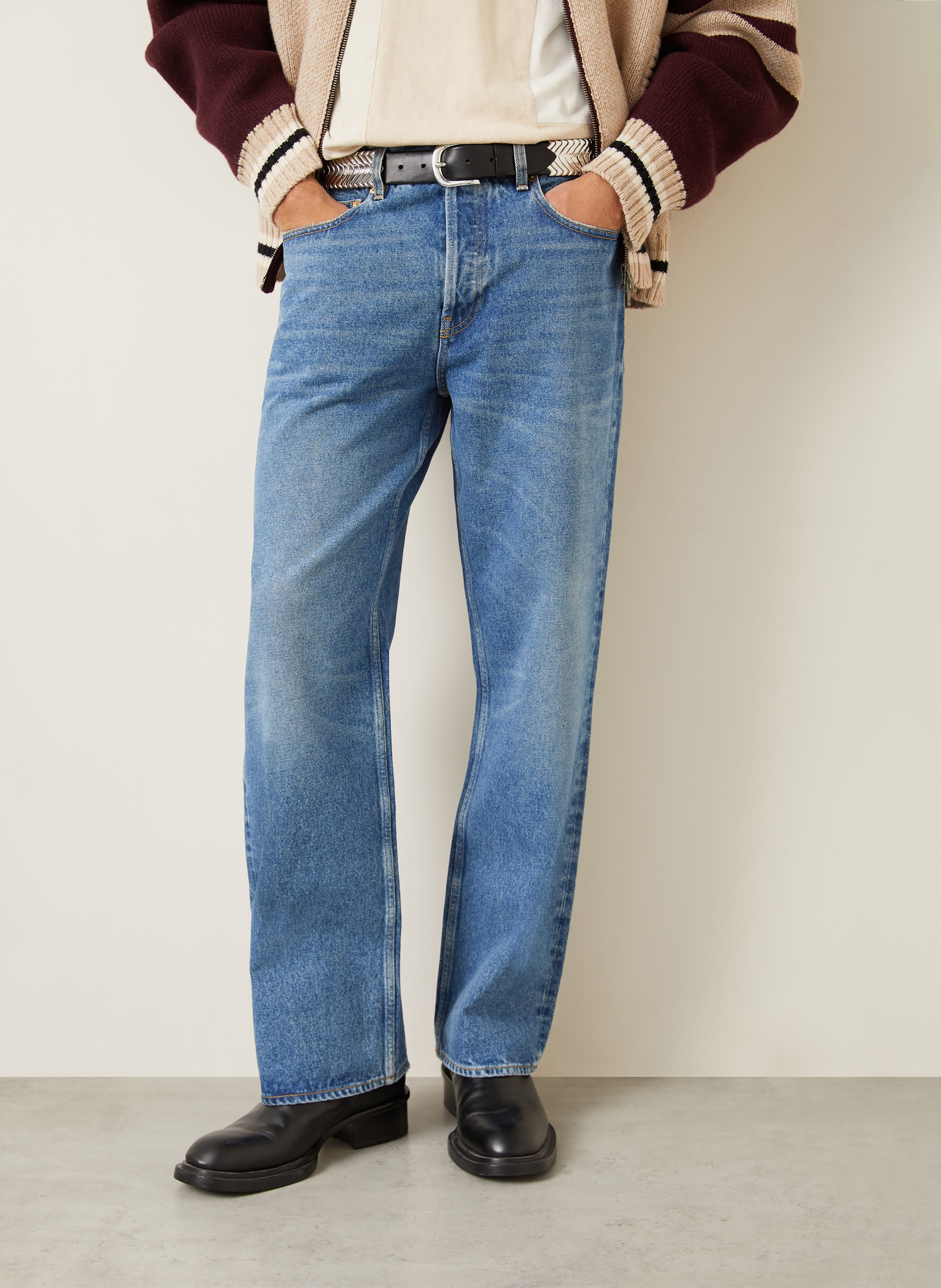 Thumbnail - Golden Goose Jeans Golden M's Loose Fit blau