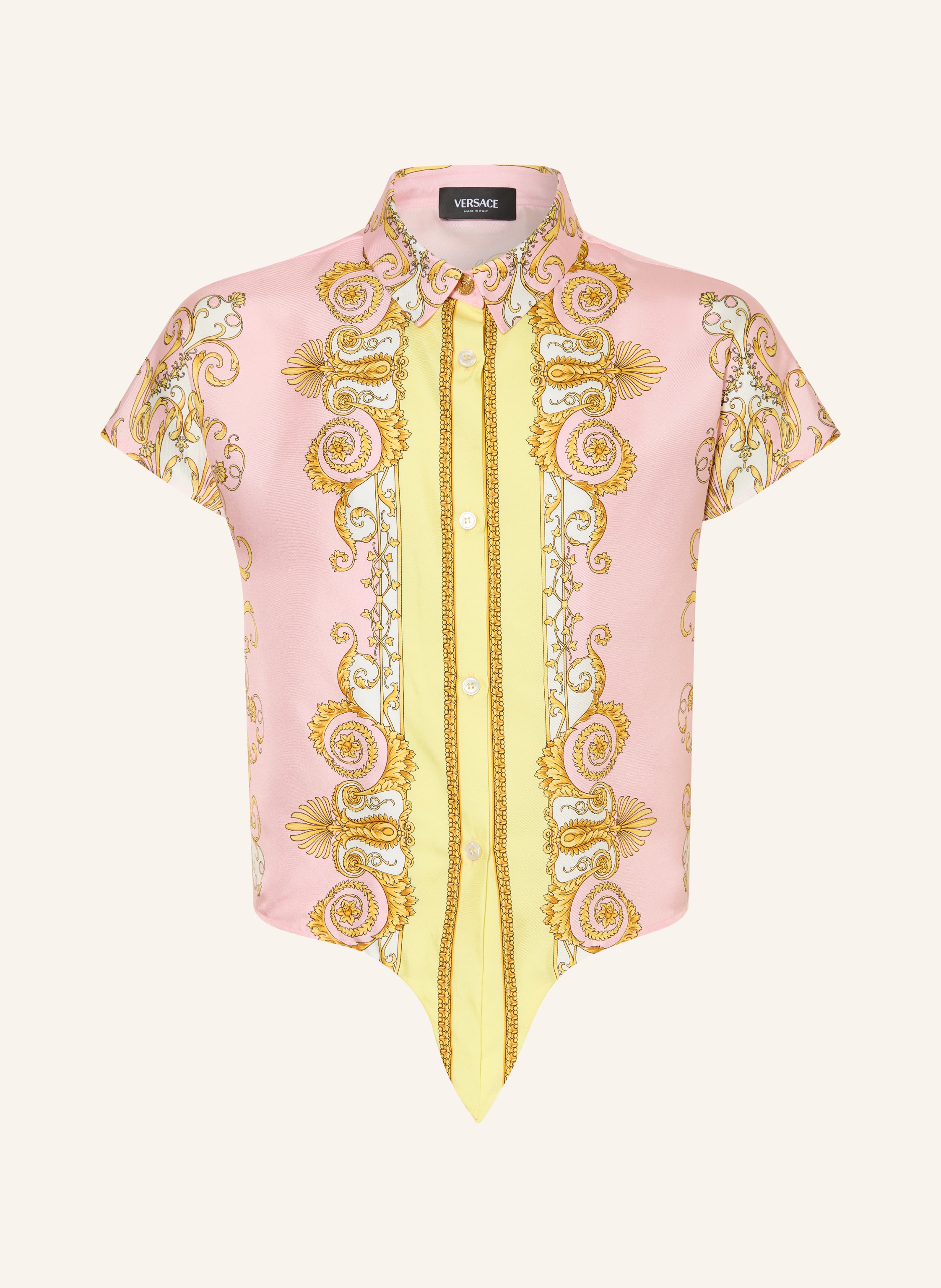 Thumbnail - Versace Seidenbluse rosa